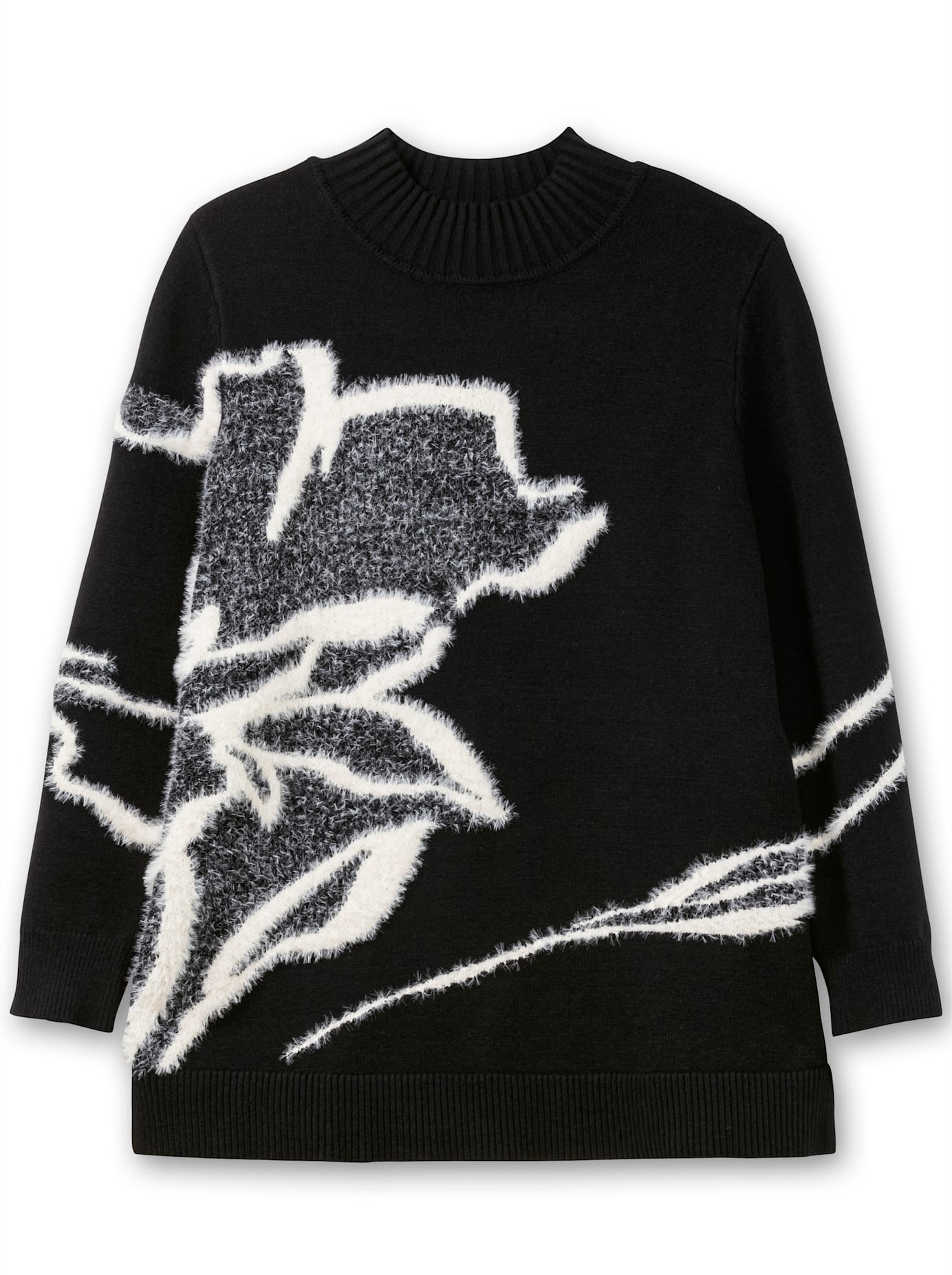 Sheego Stehkragenpullover »Stehkragenpullover«