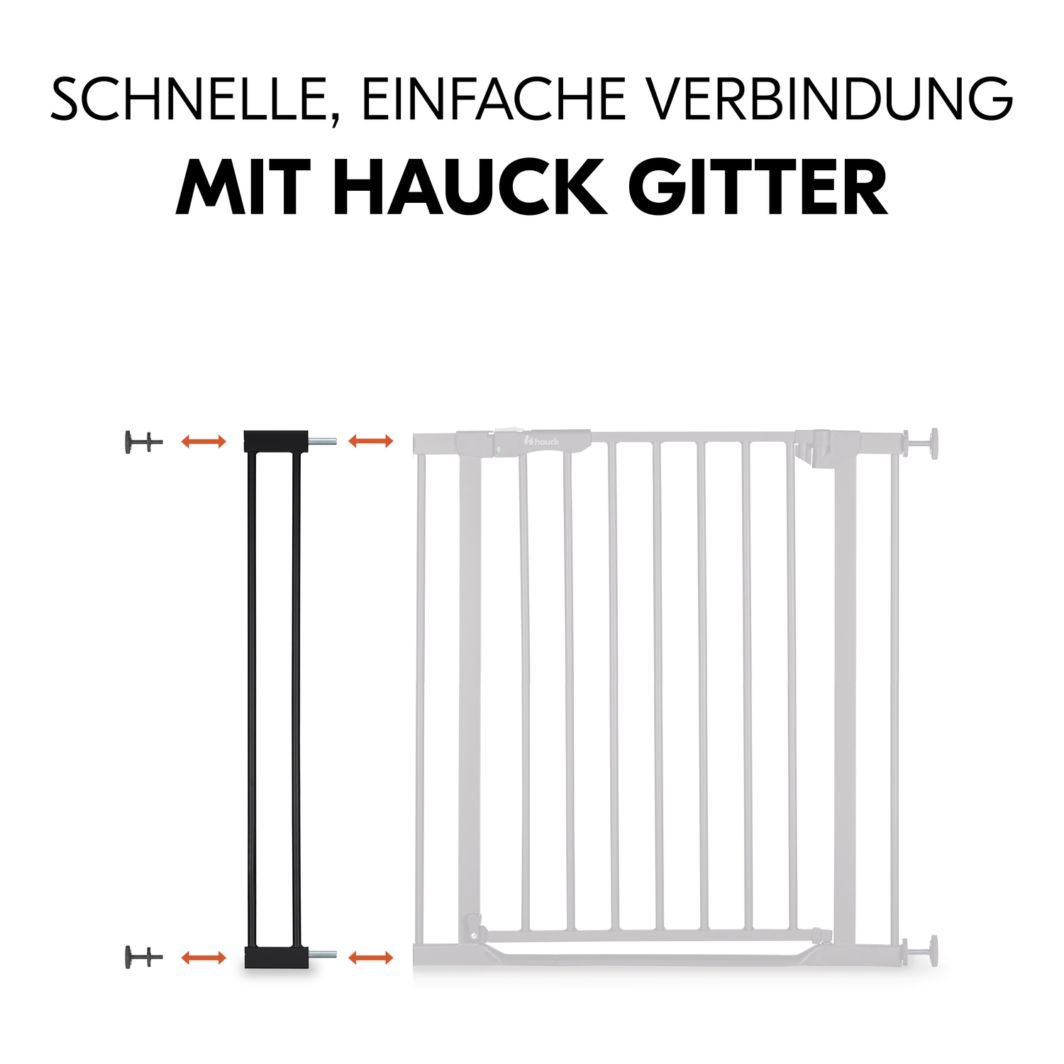 Hauck Verlängerung für Türschutzgitter »Extension, 9 cm, Black«