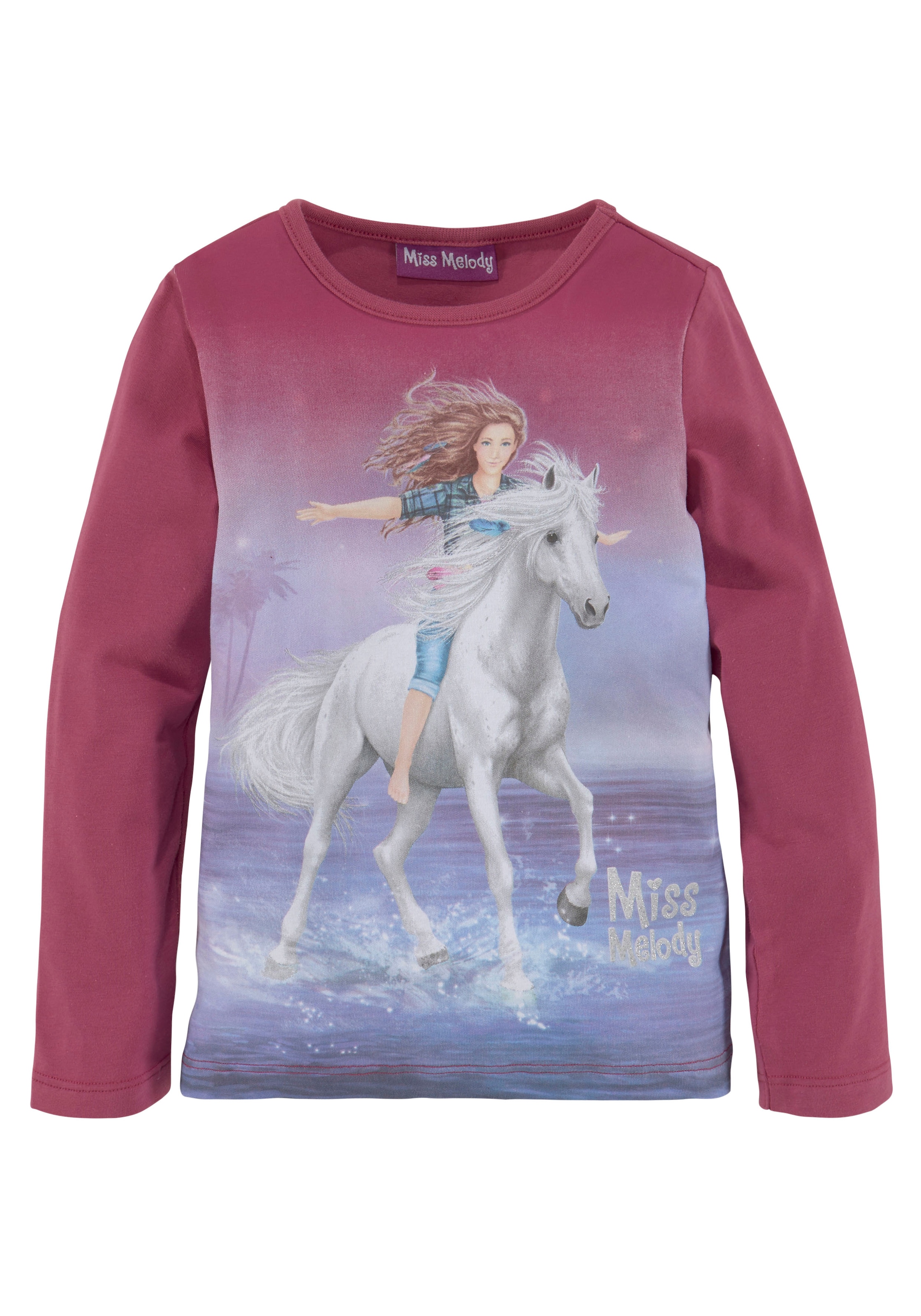 Miss Melody Langarmshirt, mit schönem Pferdemotiv bei OTTO | Shirt-Sets
