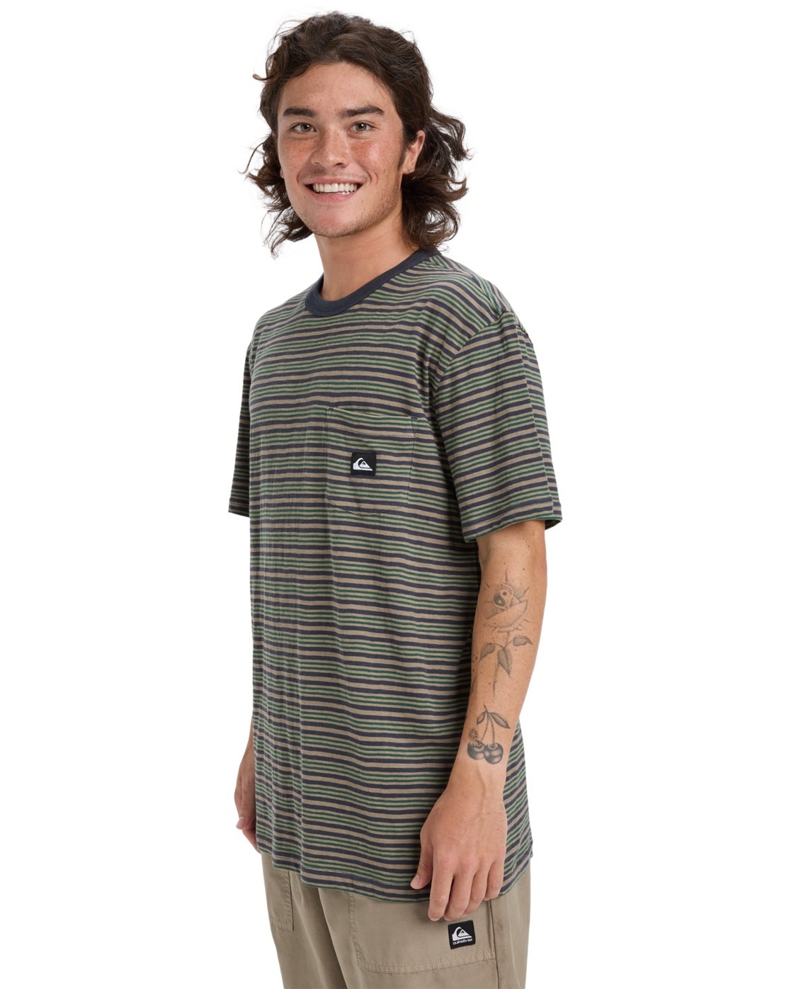 Quiksilver T-Shirt »Onyx Striped«
