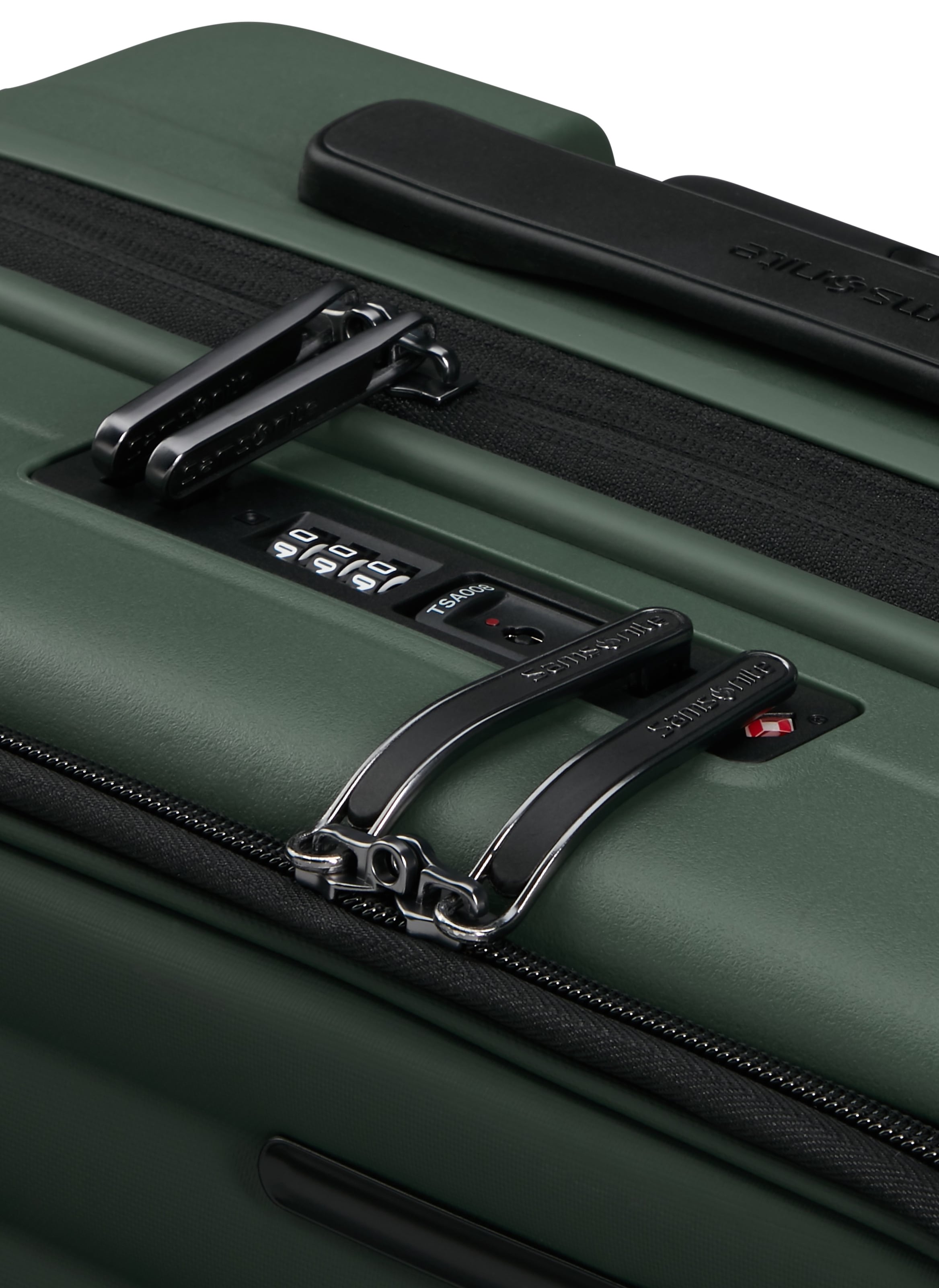 Samsonite Hartschalen-Trolley »RESTACKD 55 inkl. 2 Packtaschen«, 4 St. Rollen, Handgepäckkoffer mit TSA Schloss Volumenerweiterung