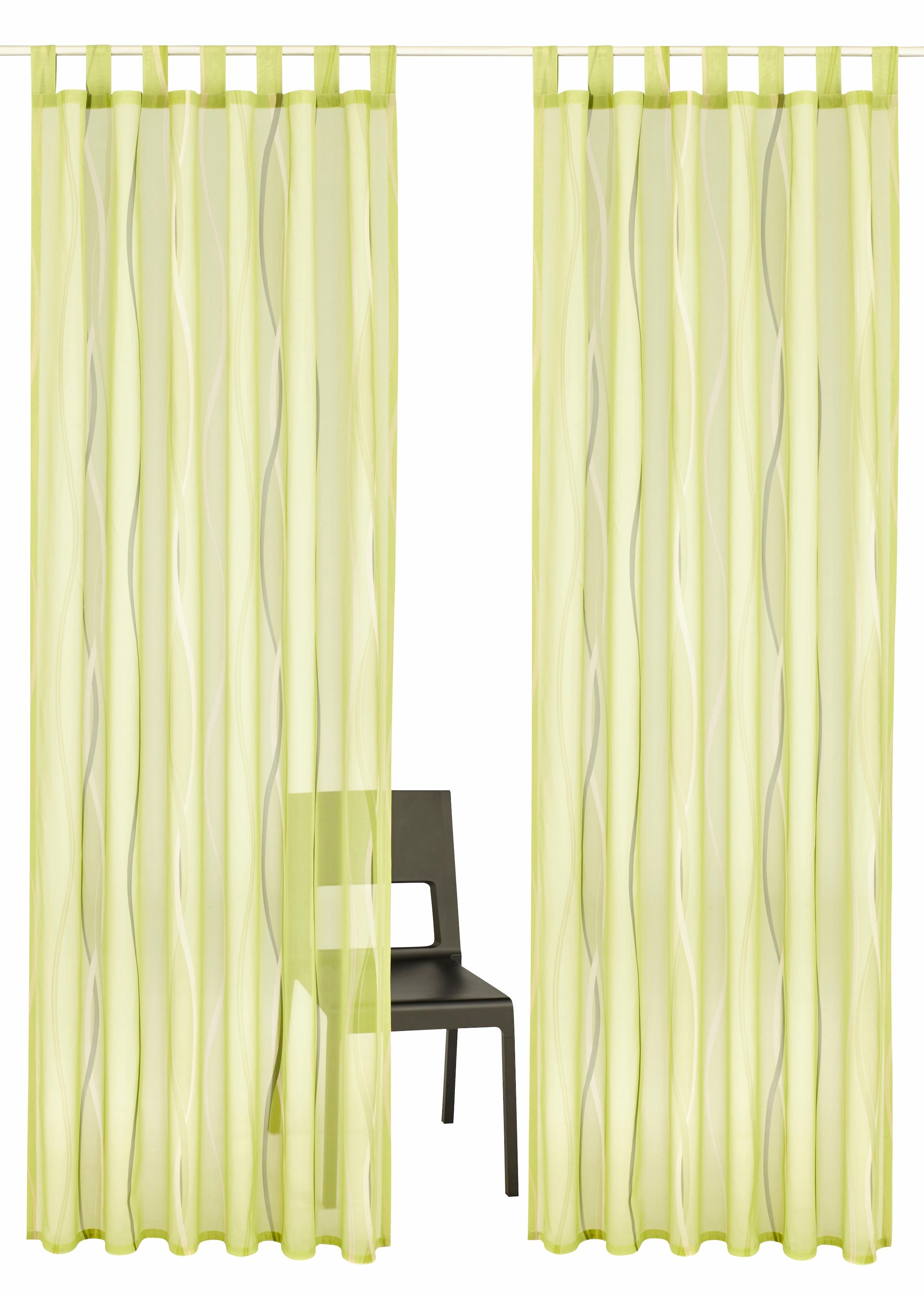 my home Gardine bei 2er-Set, Voile, kaufen »Dimona«, OTTO transparent, (2 St.), Polyester