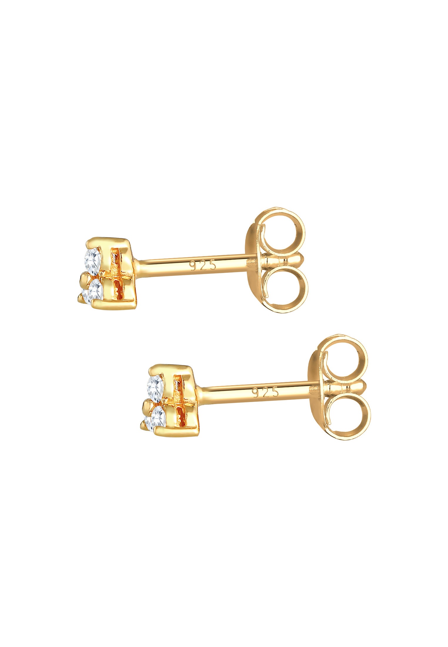 Elli Paar Ohrstecker »Ohrringe Stecker Dreieck Zirkonia 925 Silber«