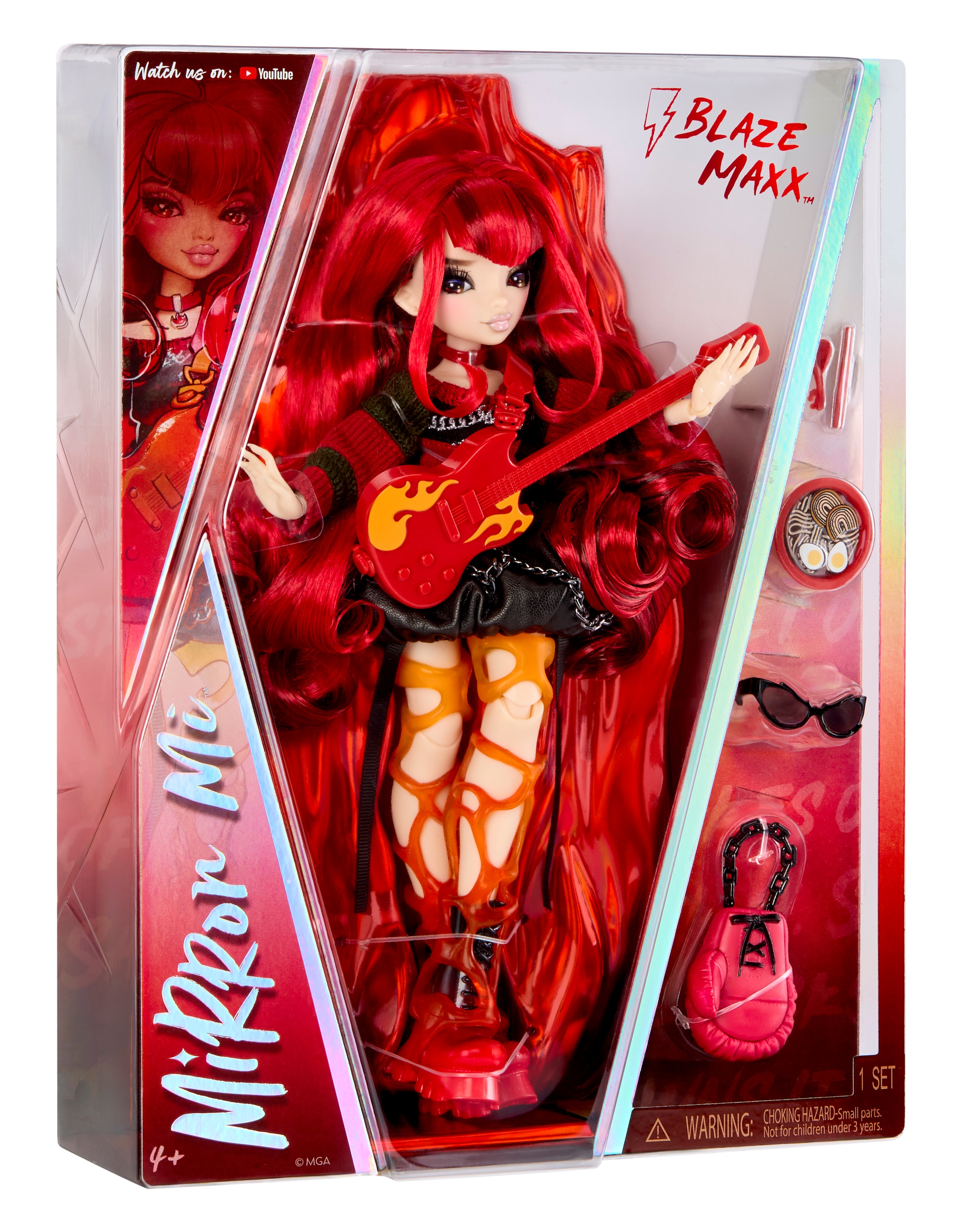 MGA ENTERTAINMENT Anziehpuppe »MirrorMi Fashion Doll - Blaze Maxx  (Electric)«