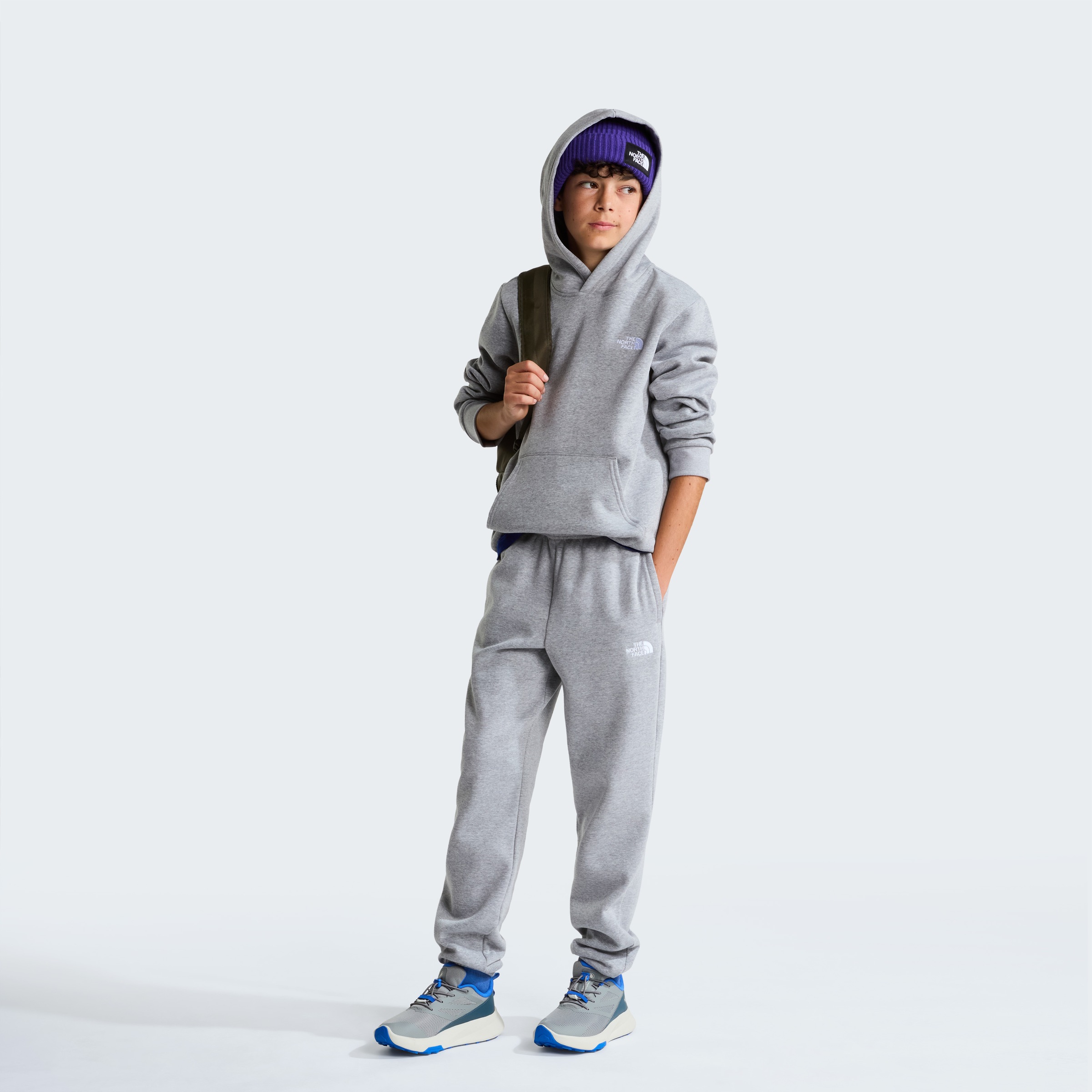 The North Face Kapuzensweatshirt »TEEN EVOLUTION SIMPLE DOME PULLOVER HOOD«, für Jugendliche, mit Kapuze, Langarm, normale Länge
