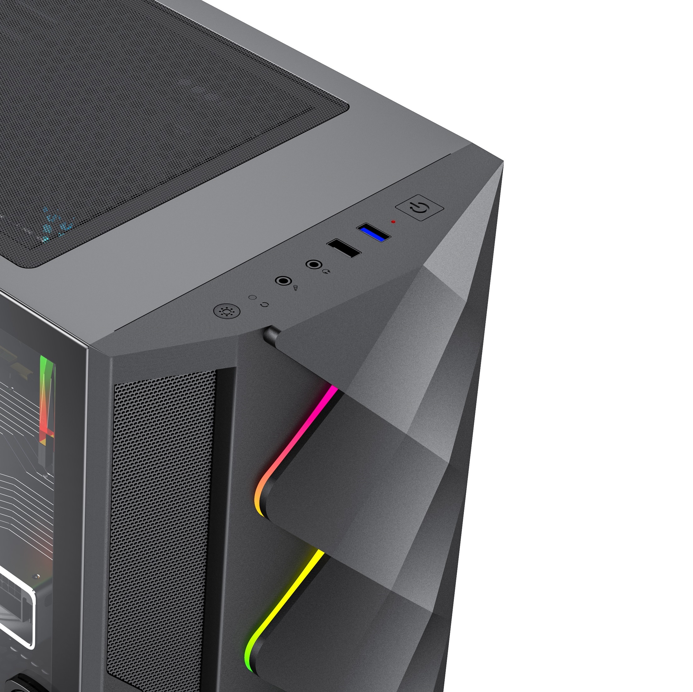 GAMEMAX PC-Komplettsystem »MegaDeal Diamond BK SET2611«, (inkl. Maus & Tastatur), Windows 11 + MSI PRO MP2412DE Monitor 60cm (24")