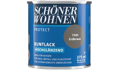 SCHÖNER WOHNEN-Kollektion Lack »Protect«, (1), hochglänzend, 375 ml, erdbraun kaufen