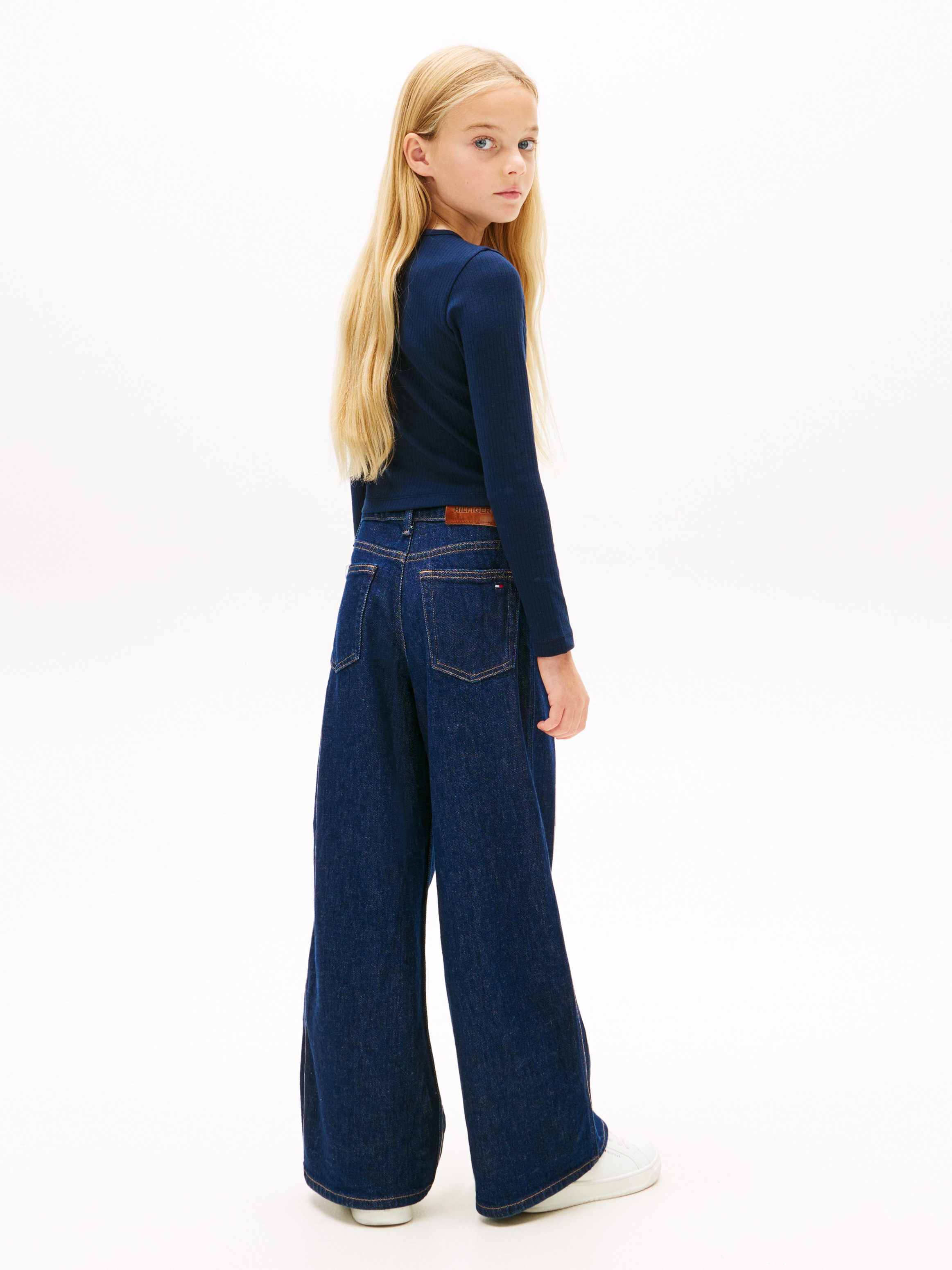 Tommy Hilfiger Langarmshirt Kinder bis 16 Jahre, mit Rundhalsausschnitt