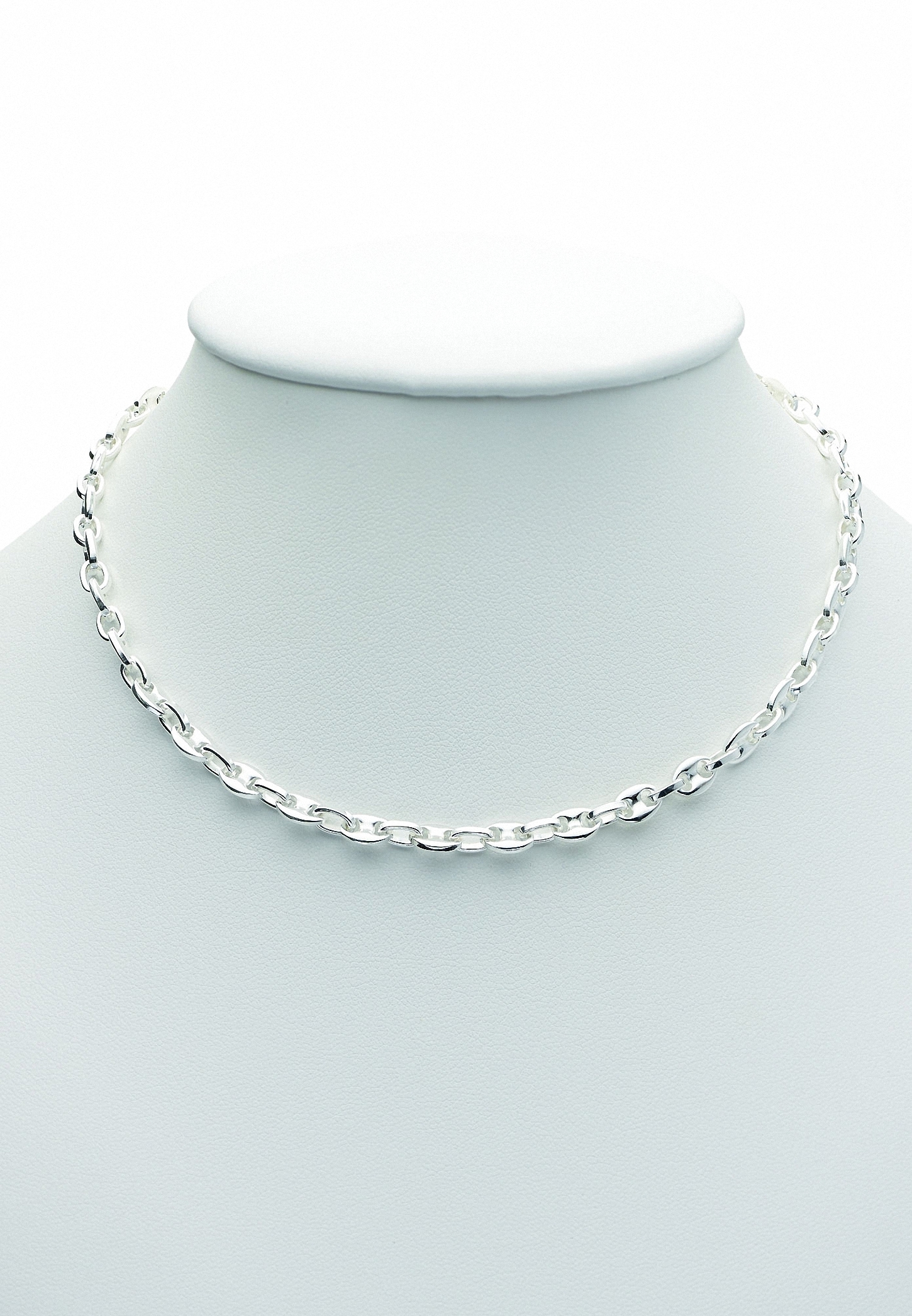 Adelia´s Silberkette »925 Silber Schiffsanker Halskette 50 cm Ø 4,9 mm«