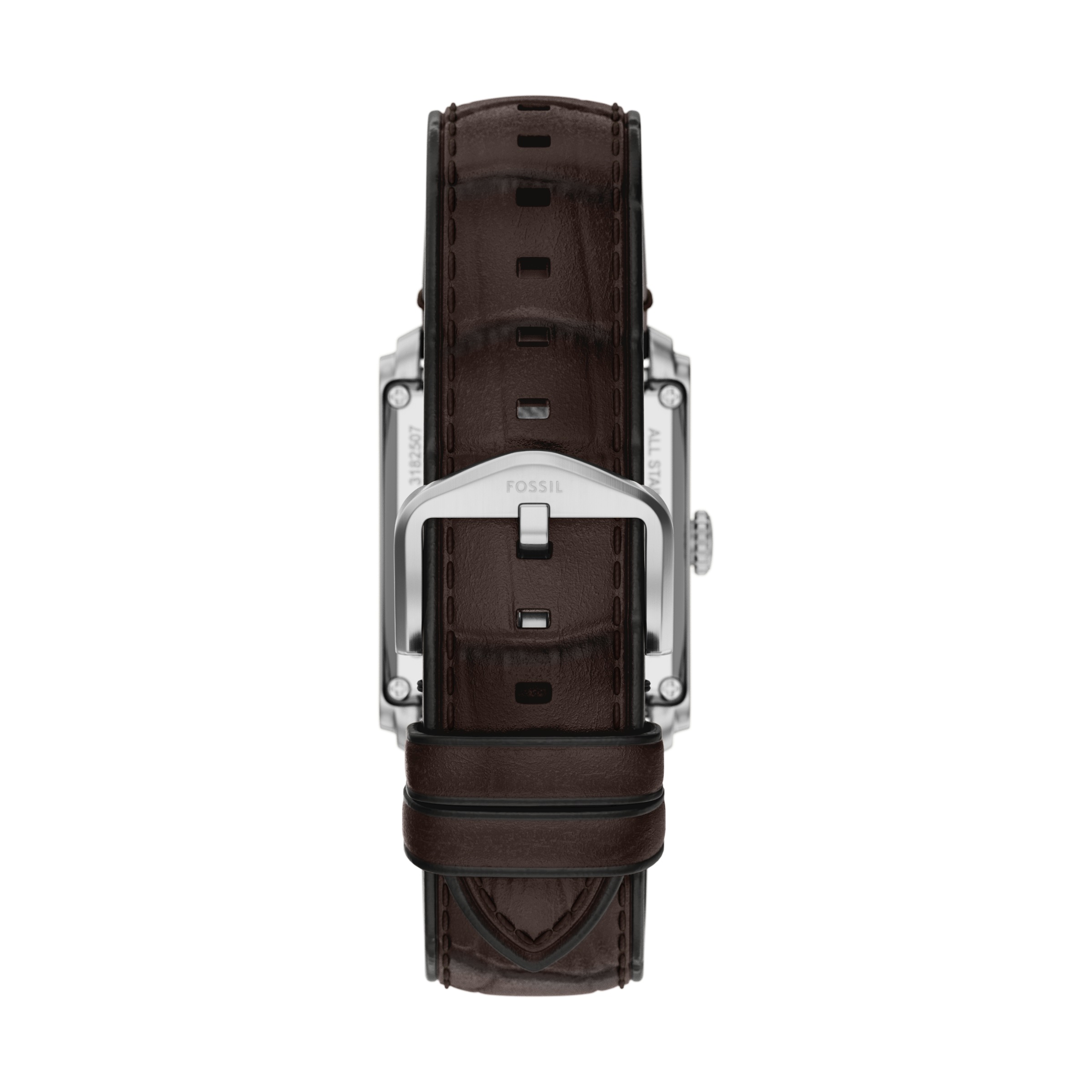 Fossil Automatikuhr »Carraway« Armbanduhr, Herrenuhr, Mechanische Uhr, Lederarmband, analog