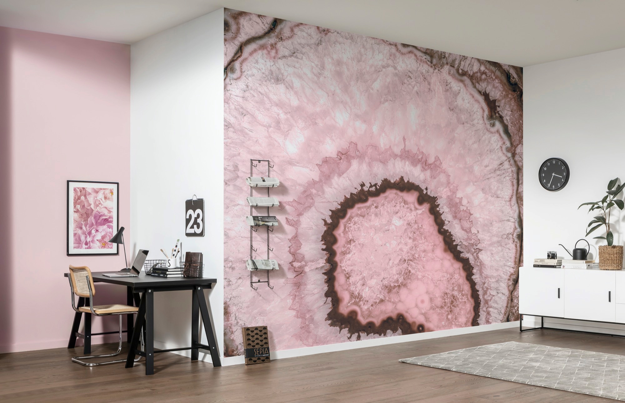 Komar Vliestapete »Digitaldruck Vlies - Geode - Größe 300 x 280 cm«, bedruckt, Wohnzimmer, Schlafzimmer