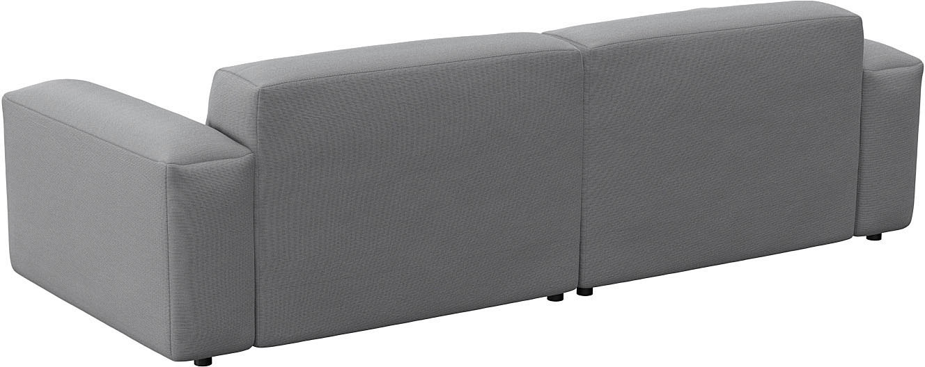 FLEXLUX Ecksofa »Lucera Chaislongue rechts oder links, L-Form, bequem«, modern & anschmiegsam, Kaltschaum, Stahl-Wellenunterfederung