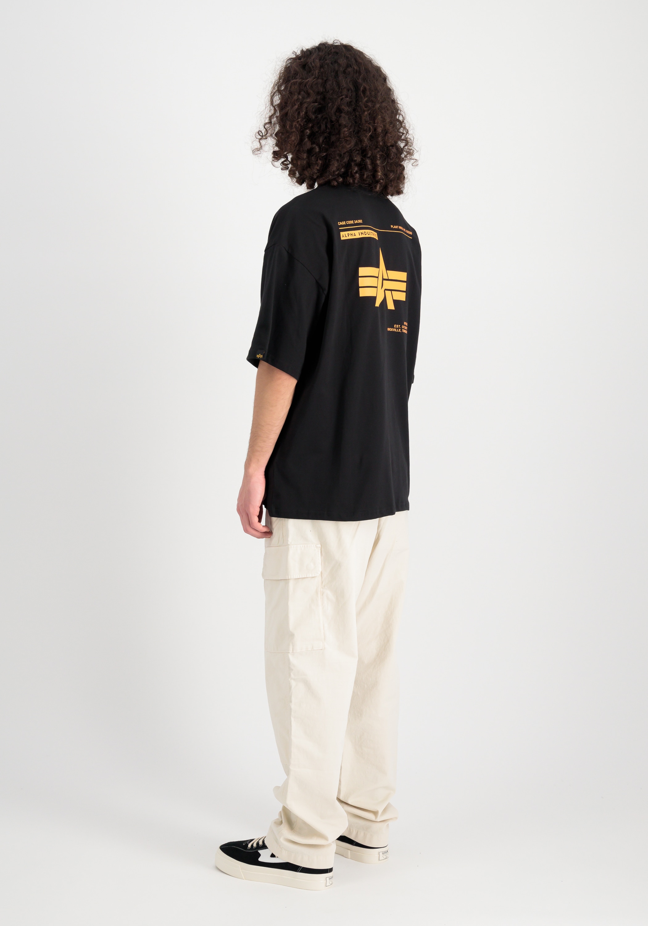 Alpha Industries T-Shirt »Alpha Industries Men - T-Shirts Logo Backprint T-Shirt«