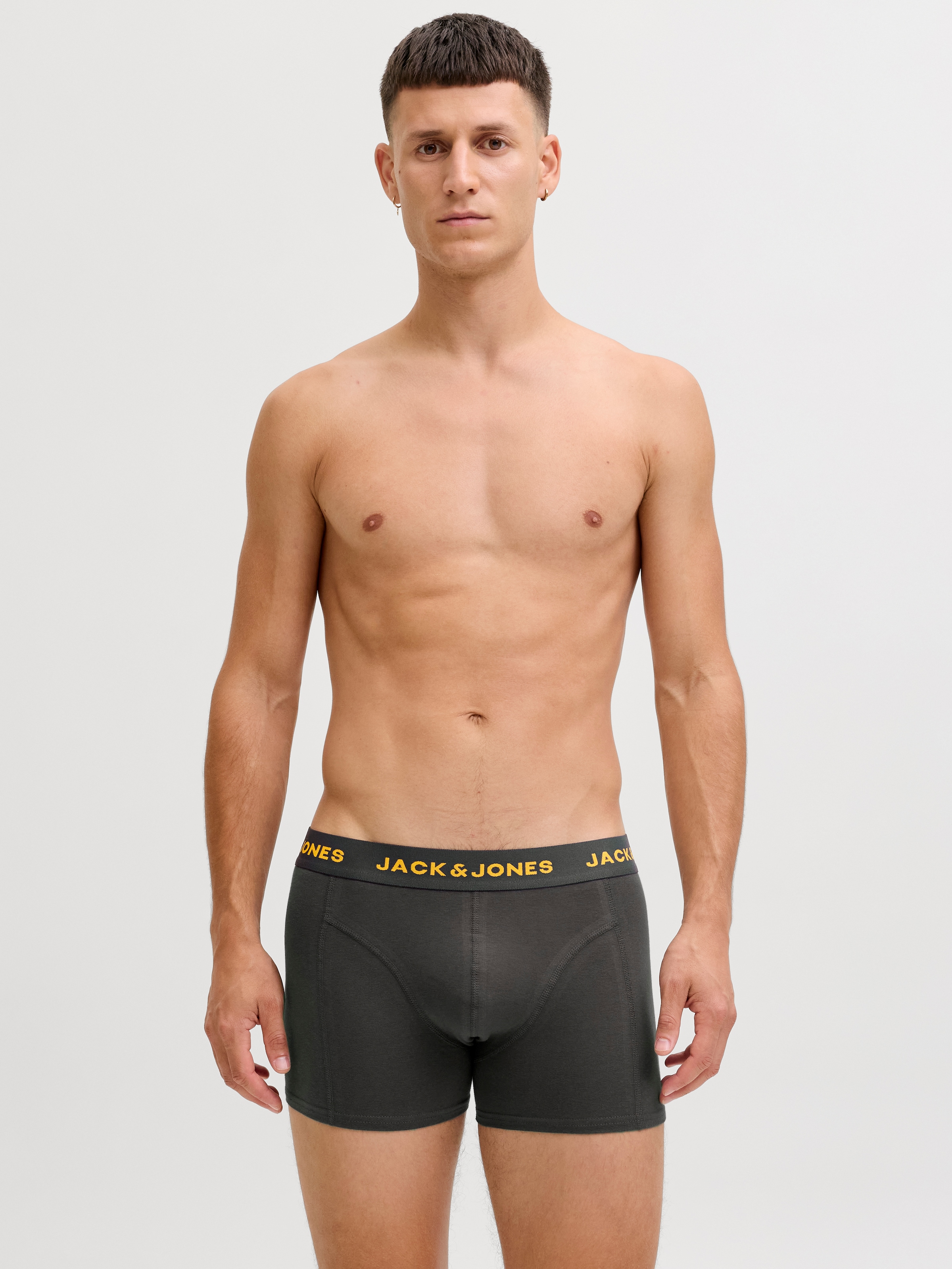 Jack & Jones Trunk »JACBOLT SOLID TRUNKS 12 PACK« Packung, 12 Stk. Baumwollmischung, elastischer Bund