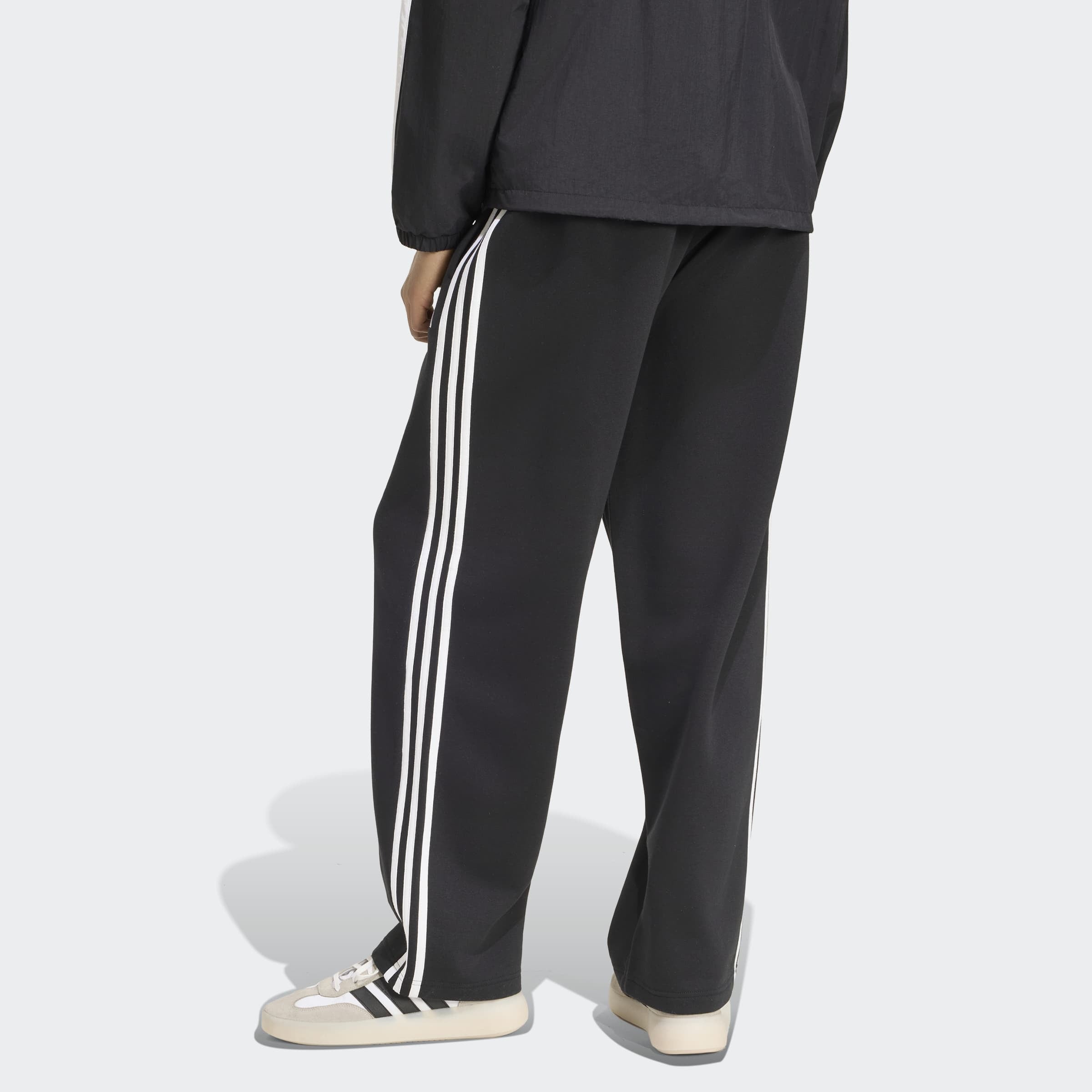 adidas Sportswear Sporthose »ESSENTIALS 3-STREIFEN, OFFENER SAUM«