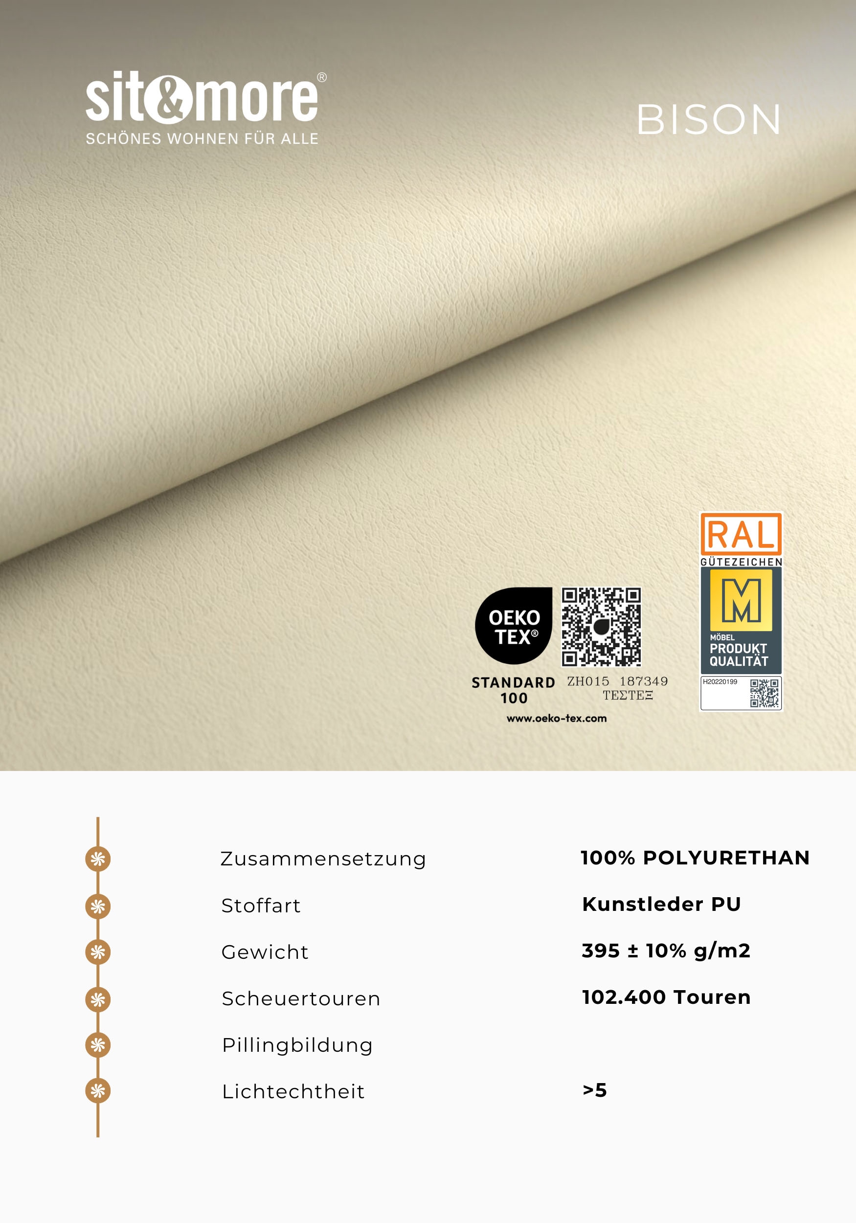 sit&more Ecksofa »Savona L-Form, B. 262 cm, Komfortsitz, Eckcouch mit Stoff- & Lederwahl« optional Schlaffunktion, Liegefl. 120x195 cm