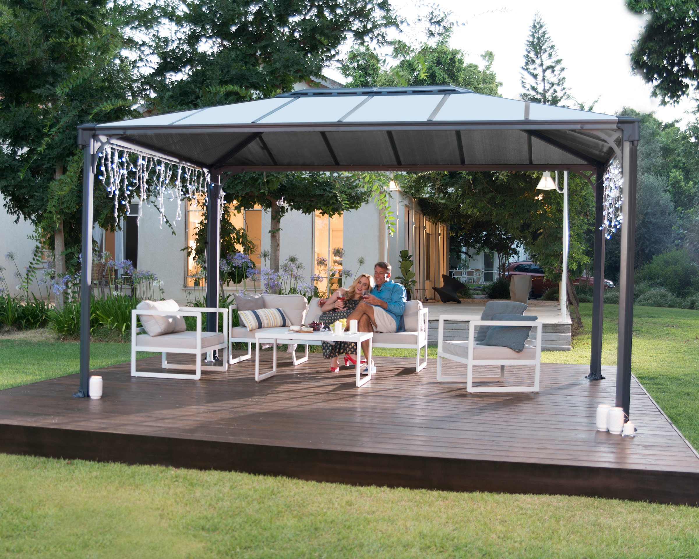 Palram - Canopia Pavillon »Martinique«, BxT: 430x295,5 cm