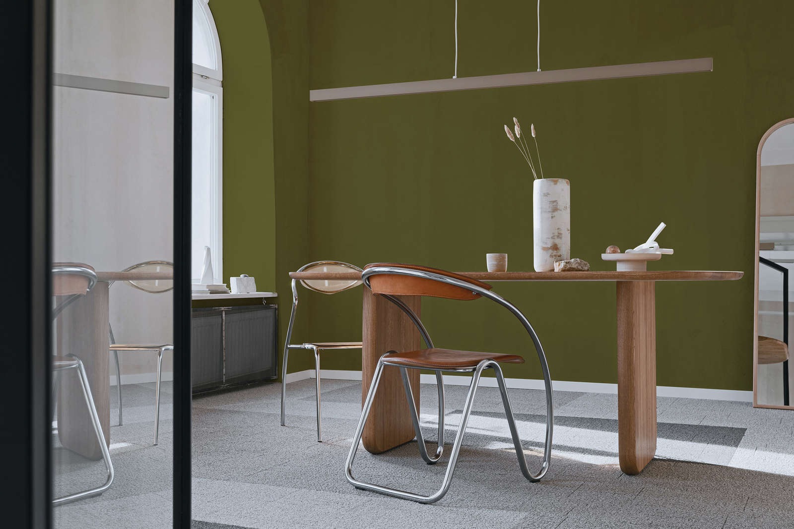 A.S. Création Wandfarbe »Premium Innenwandfarbe PURO Tuchmatt gentle lime« ideal für Wohnzimmer, Schlafzimmer, Flur und Küche, Farbwelt Grün