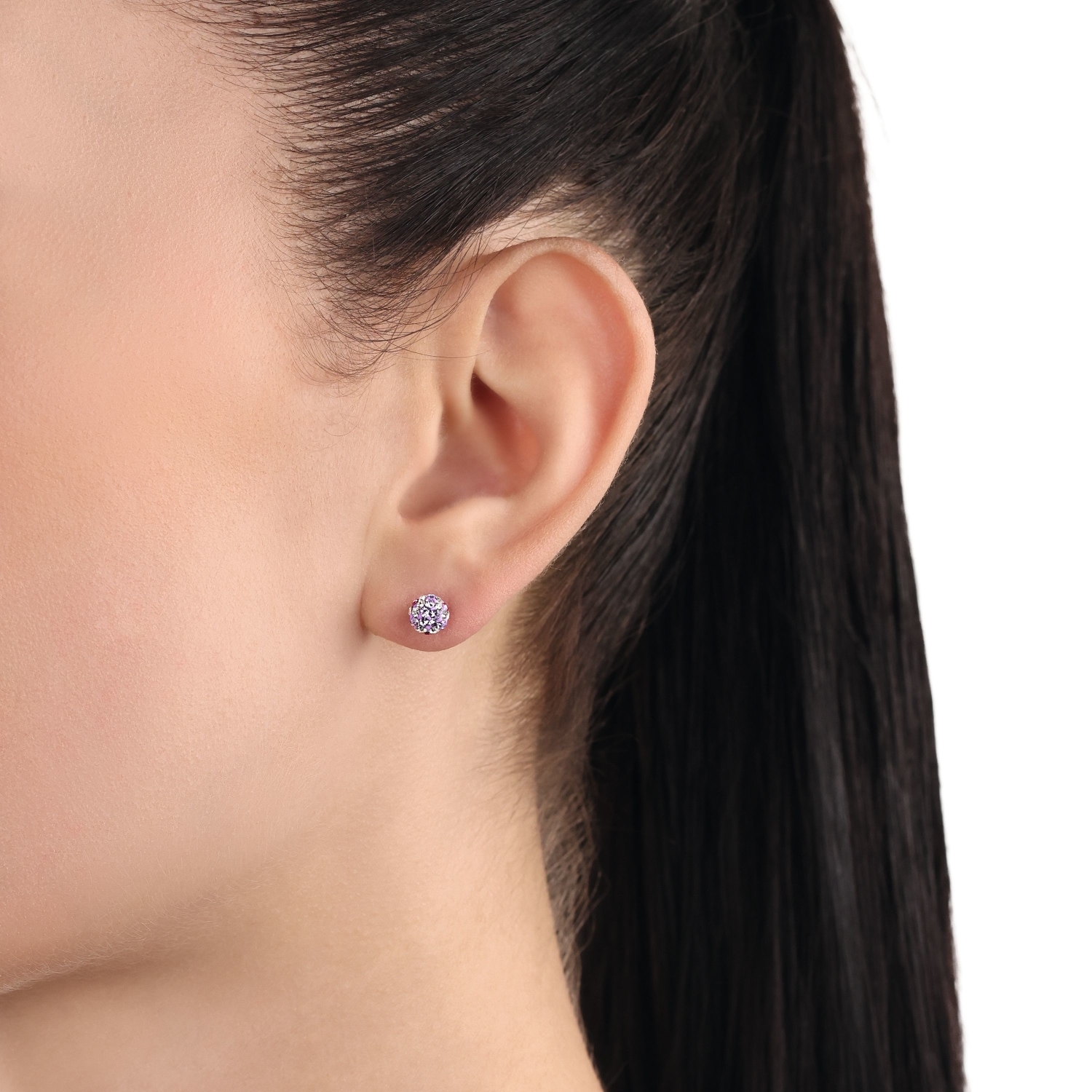 Amor Paar Ohrstecker mit Zirkonia (synth.)