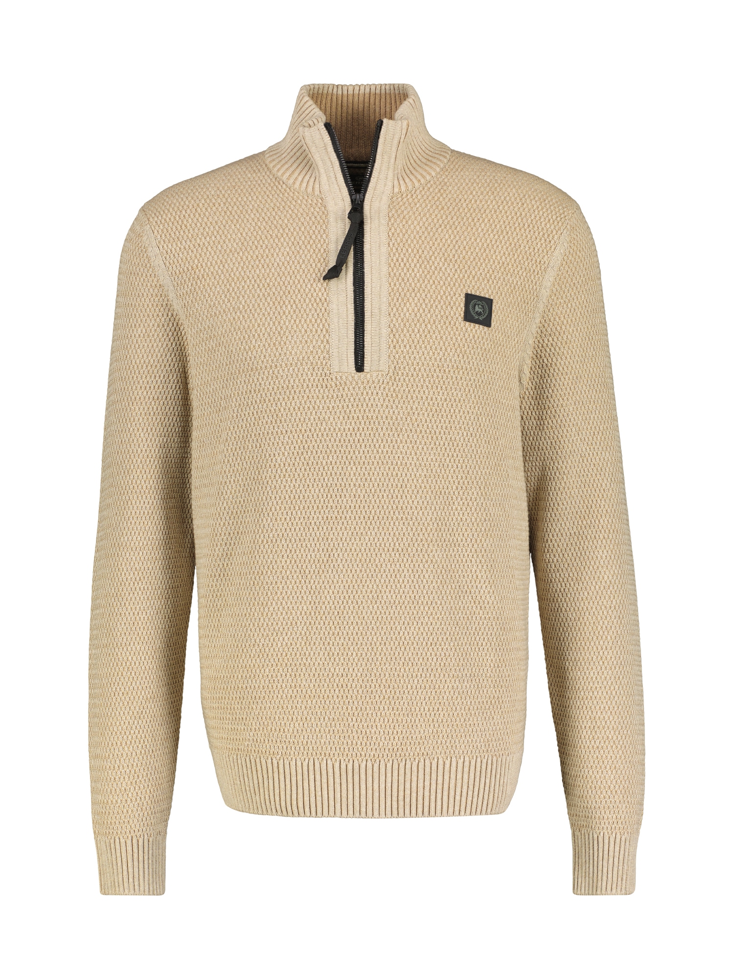 LERROS Strickpullover »LERROS Stricktroyer mit Reißverschluss«
