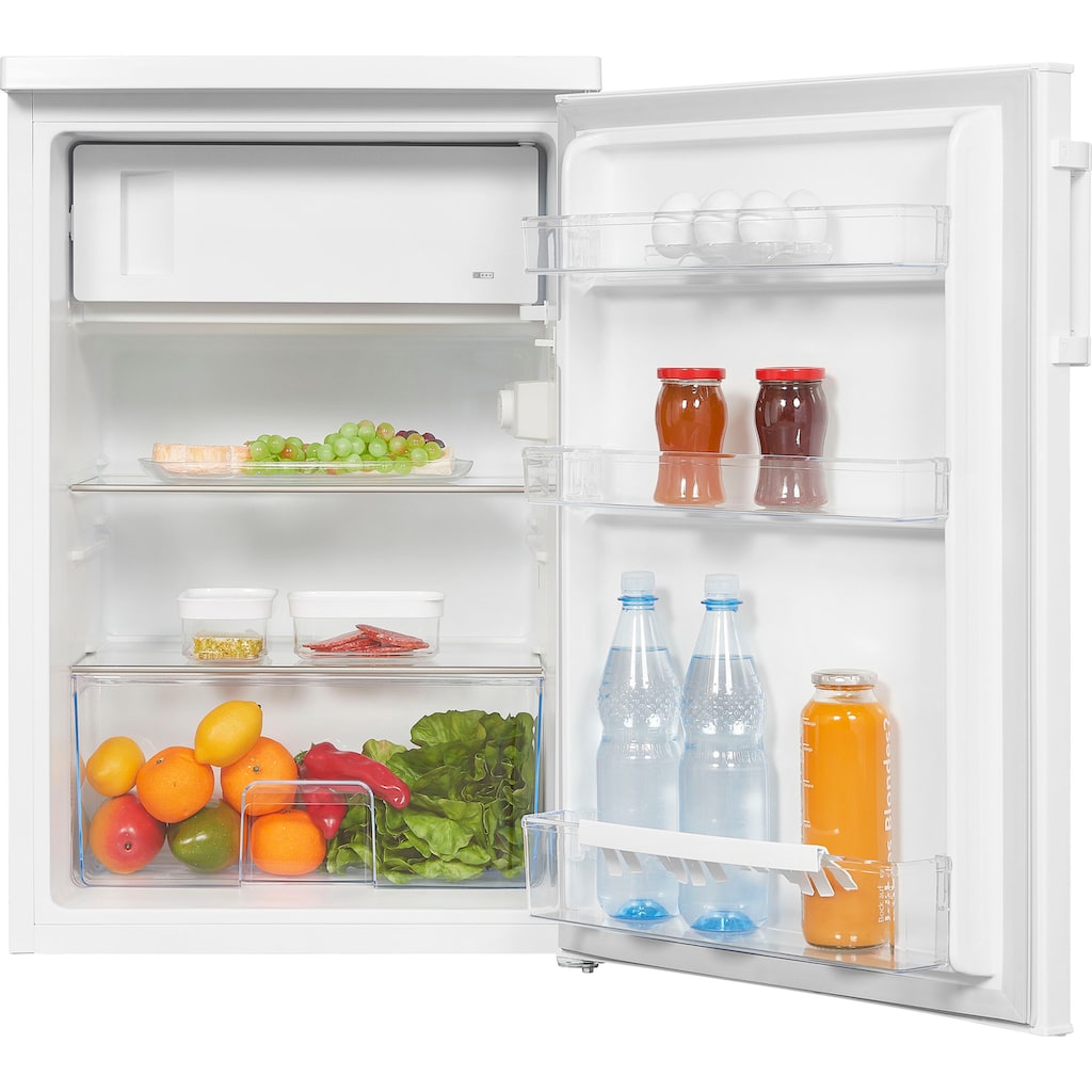 exquisit Kühlschrank »KS16-4-H-010E weiss«, KS16-4-H-010E weiss, 85 cm hoch, 56 cm breit