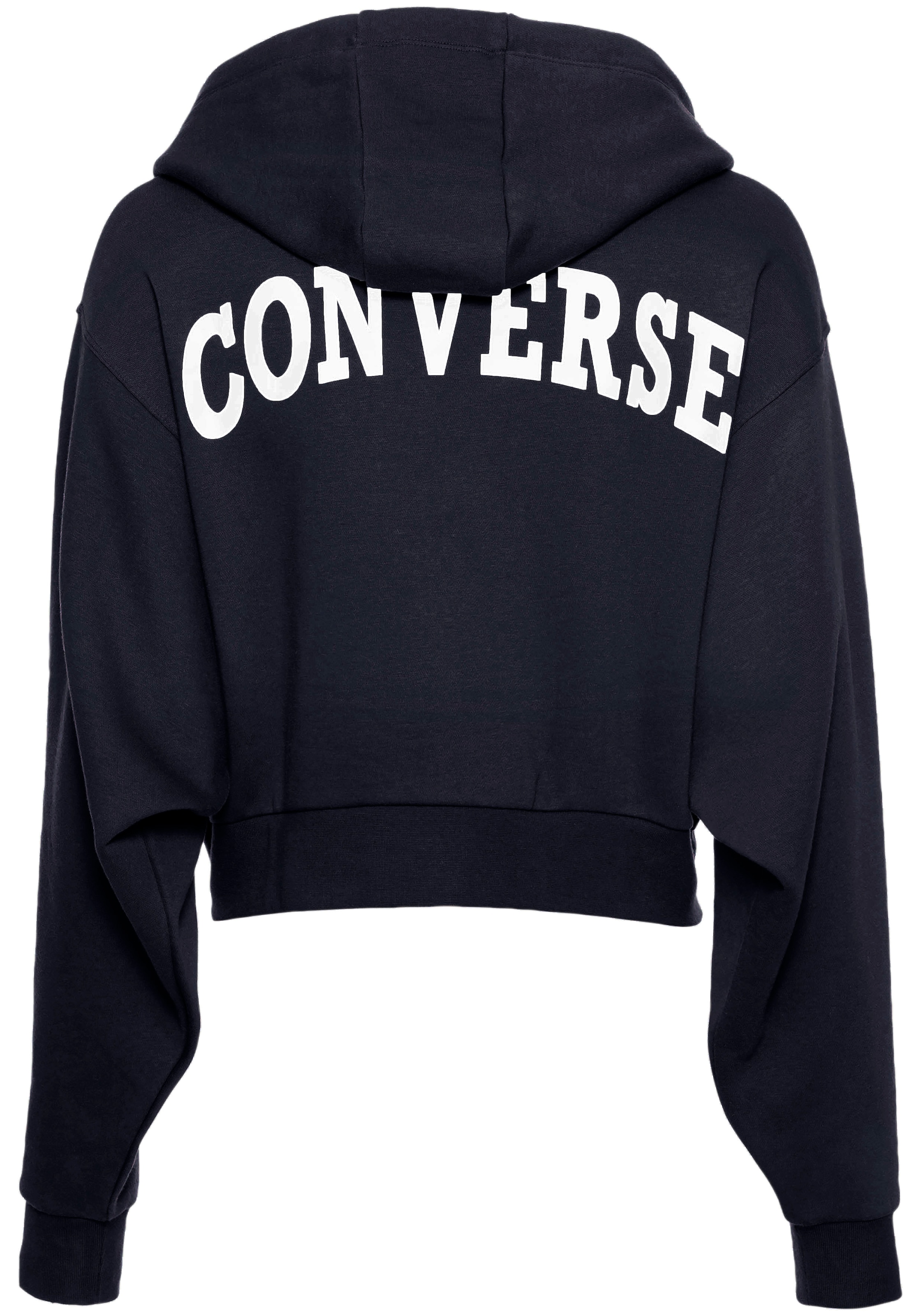 Converse Sweatjacke »WOMEN'S CONVERSE RETRO FULL-ZIP HOODIE«, cropped