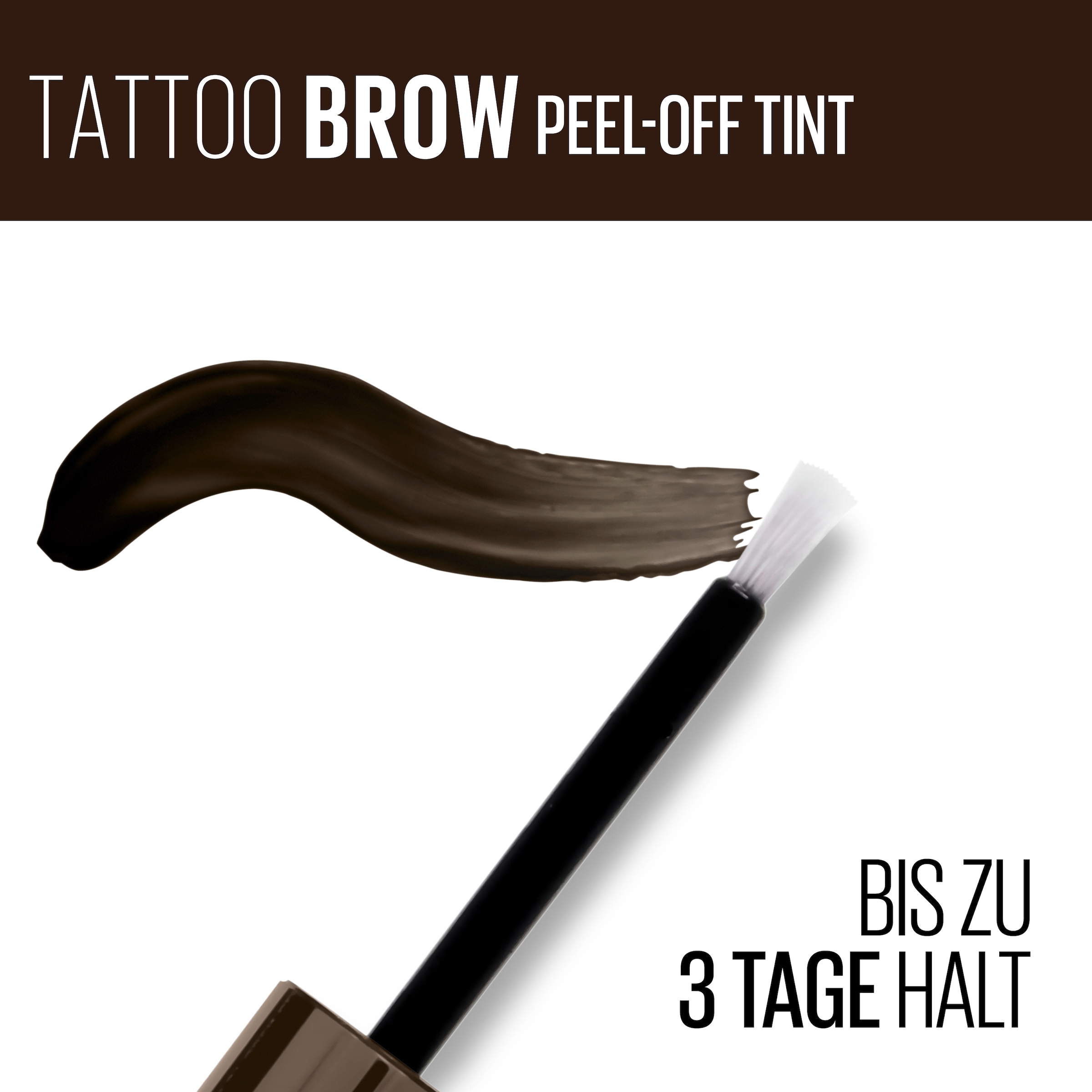 MAYBELLINE NEW YORK Augenbrauen-Gel »Eye Brow Tattoo Gel«, mit innovativer Peel-off-Formel