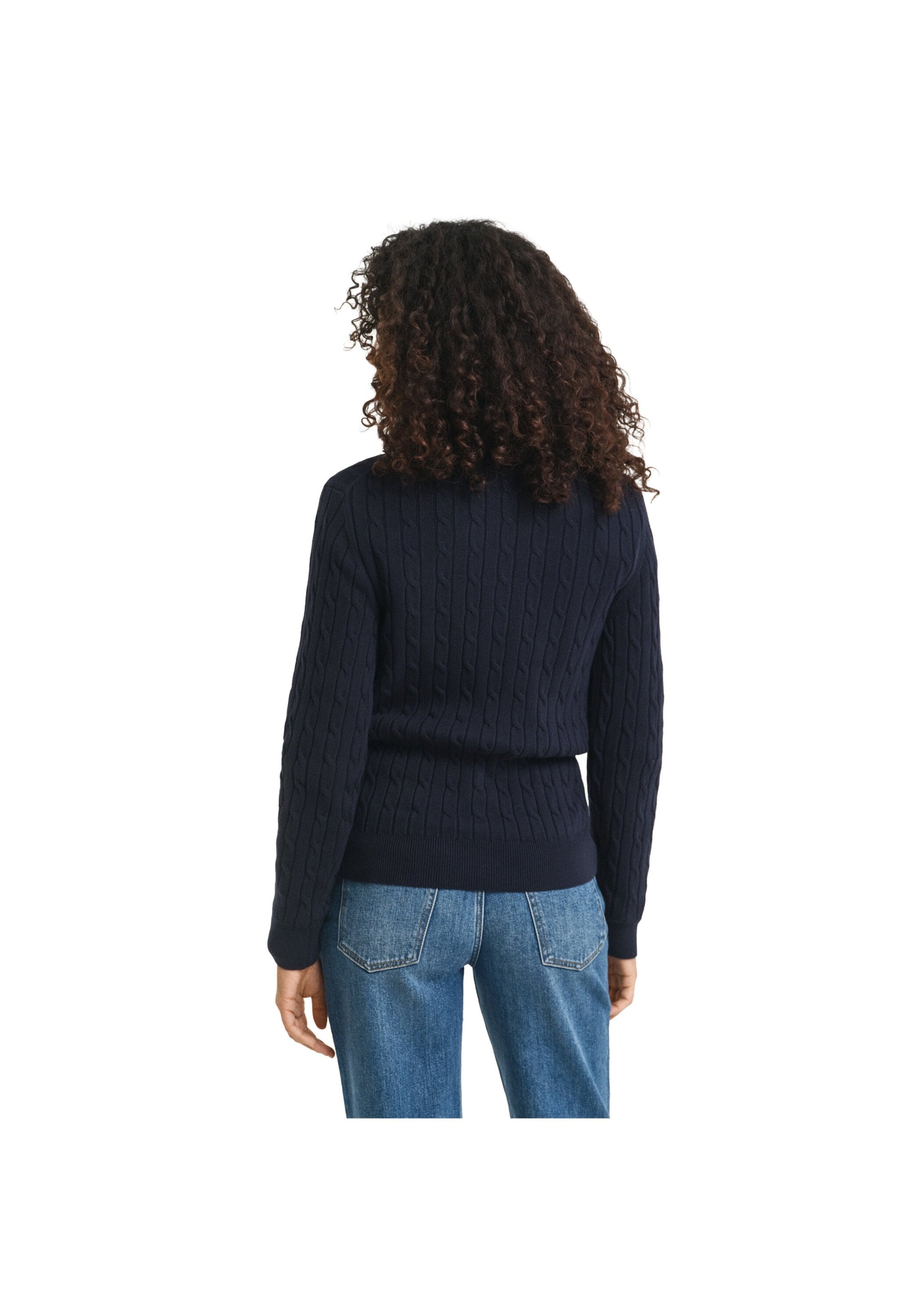 Gant Sweater »Strickpullover STRETCH COTTON CABLE HALF-ZIP 1er Pack«, 1 tlg.
