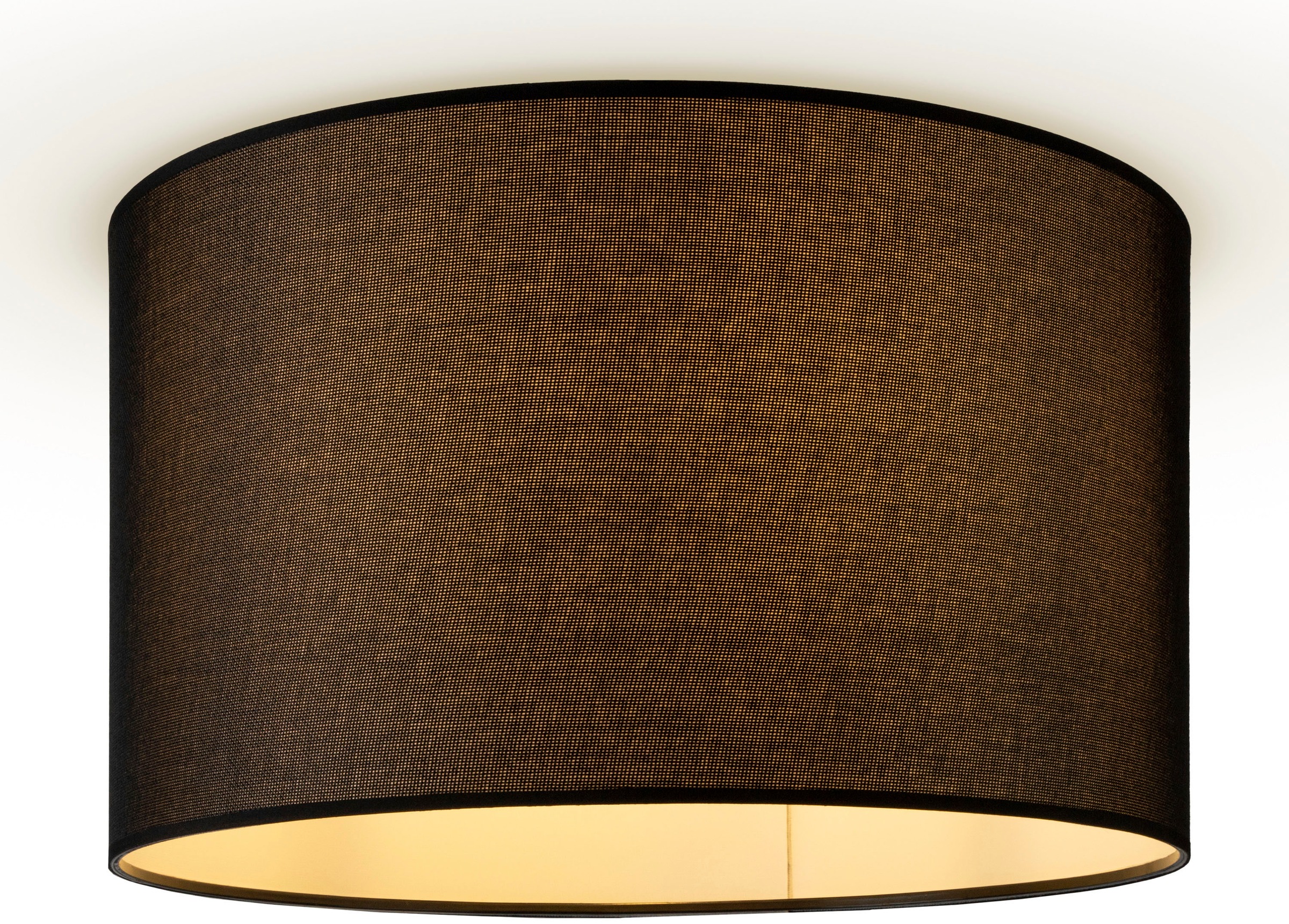 Paco Home Deckenleuchte »HUGO CANVAS UNI COLOR«, Leuchtmittel E27 | ohne Leuchtmittel, Esszimmer Stoffschirm Einfarbig Leinen Skandinavisch Deckenleuchte