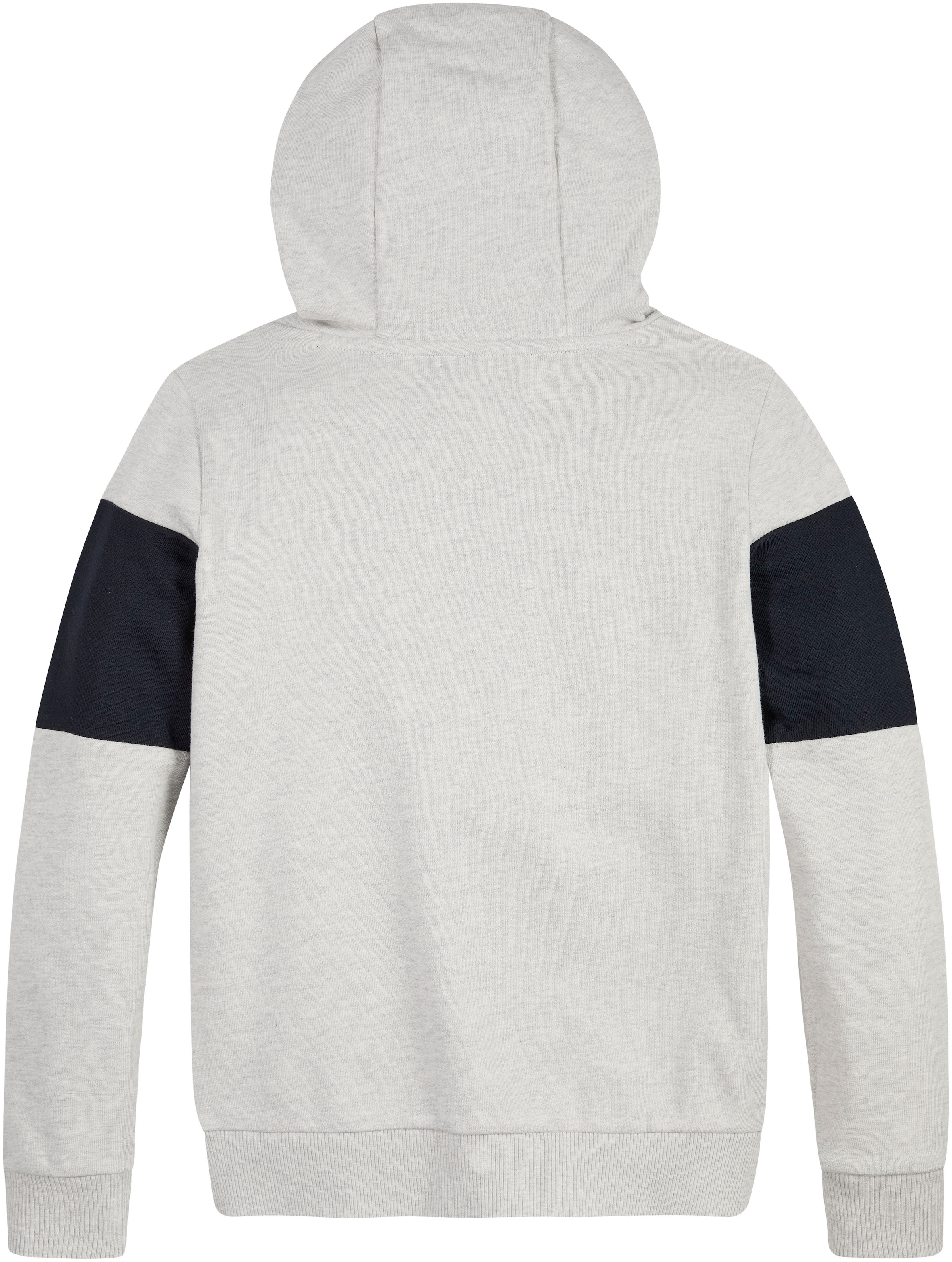 Tommy Hilfiger Kapuzensweatshirt Tommy HOODIE«, Logo-Schriftzug bei OTTO mit kontrastfarbenen COLORBLOCK breitem Streifen »ESSENTIAL Hiflger 