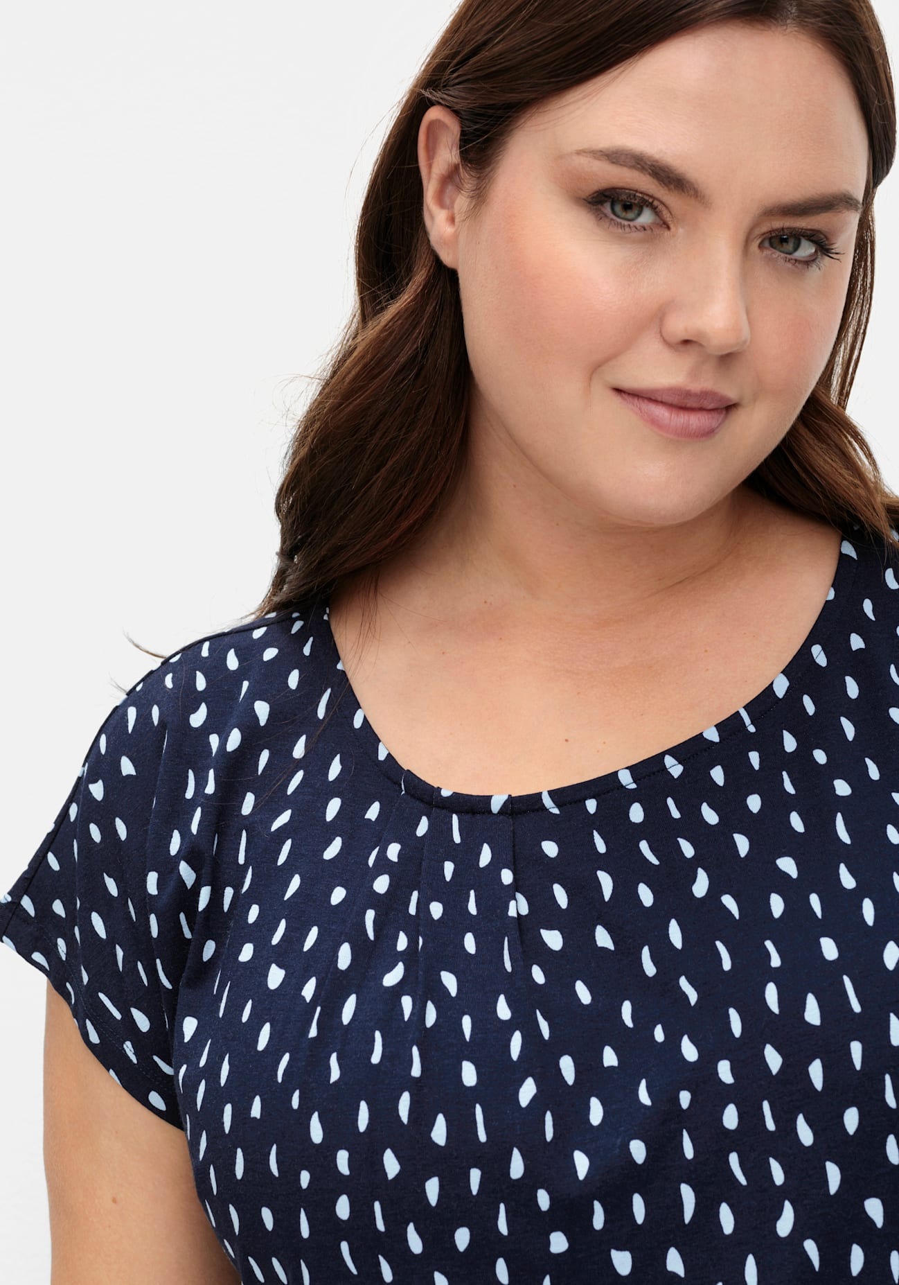 Sheego Kurzarmshirt »Kurzarmshirt«, (1 tlg.)