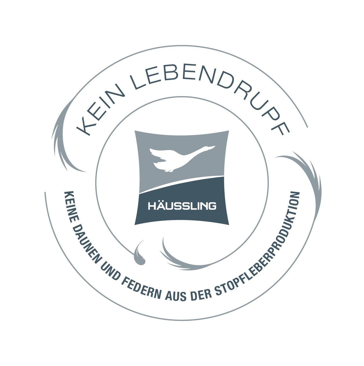 Haeussling Federkopfkissen »Kristall Edition«, Füllung: 85 % Federn & 15 % Daunen, Bezug: 100% Baumwolle, (1 St.), durch NOMITE ideal für Hausstauballergiker
