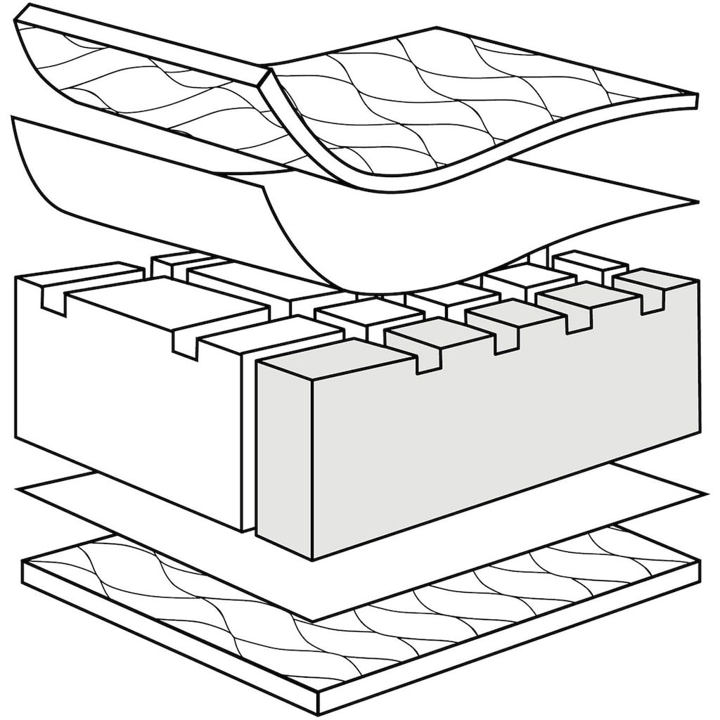 Julius Zöllner Babymatratze »Joy, Matratze 60x120, 70x140 cm«, 8 cm hoch, (1 St.)