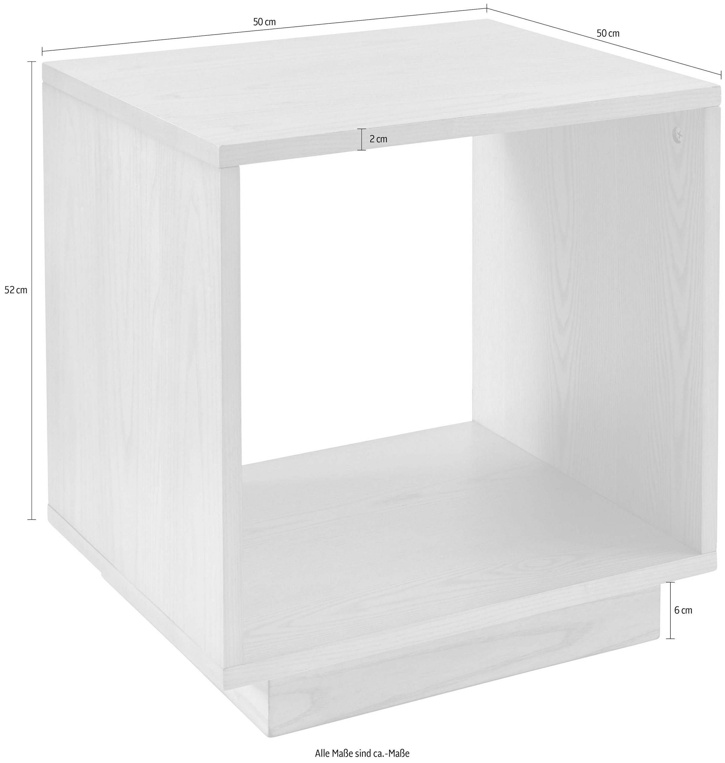 LeGer Home by Lena Gercke Beistelltisch »Grelia«, Minimalistischer Würfel, klare Linien, vielseitig einsetzbar, B 50 cm