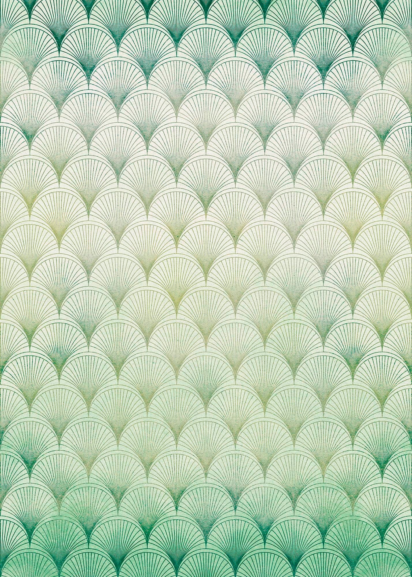 Komar Vliestapete »Digitaldruck Vlies -  Écailles - Größe 200 x 280 cm« bedruckt glatt Wohnzimmer, Schlafzimmer