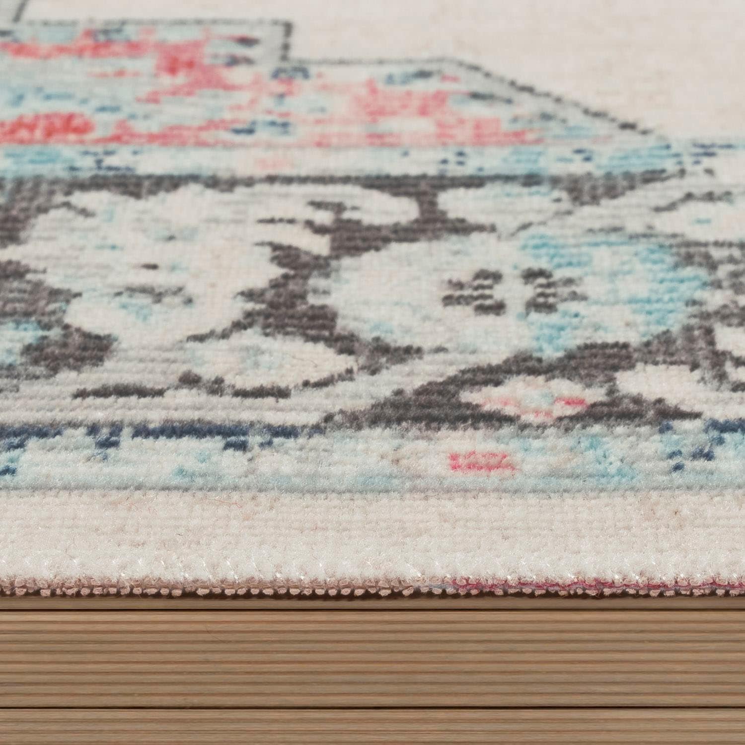 Paco Home Teppich »Torres 275«, rechteckig, 8 mm Höhe, Kurzflor, Orient-Optik, Vintage Design, In- und Outdoor geeignet