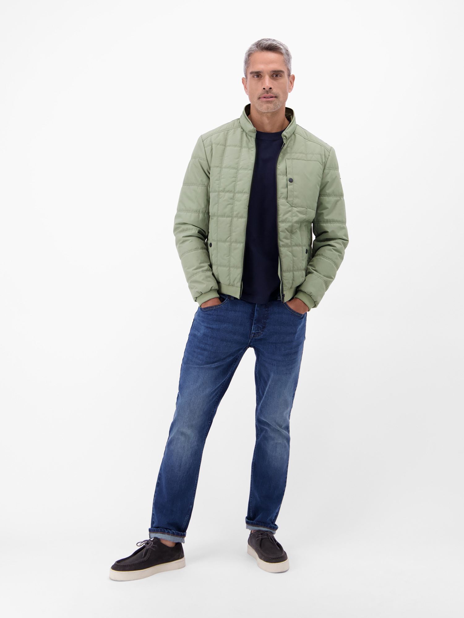 LERROS Outdoorjacke »Blousonjacke in Stepp-Optik« ohne Kapuze