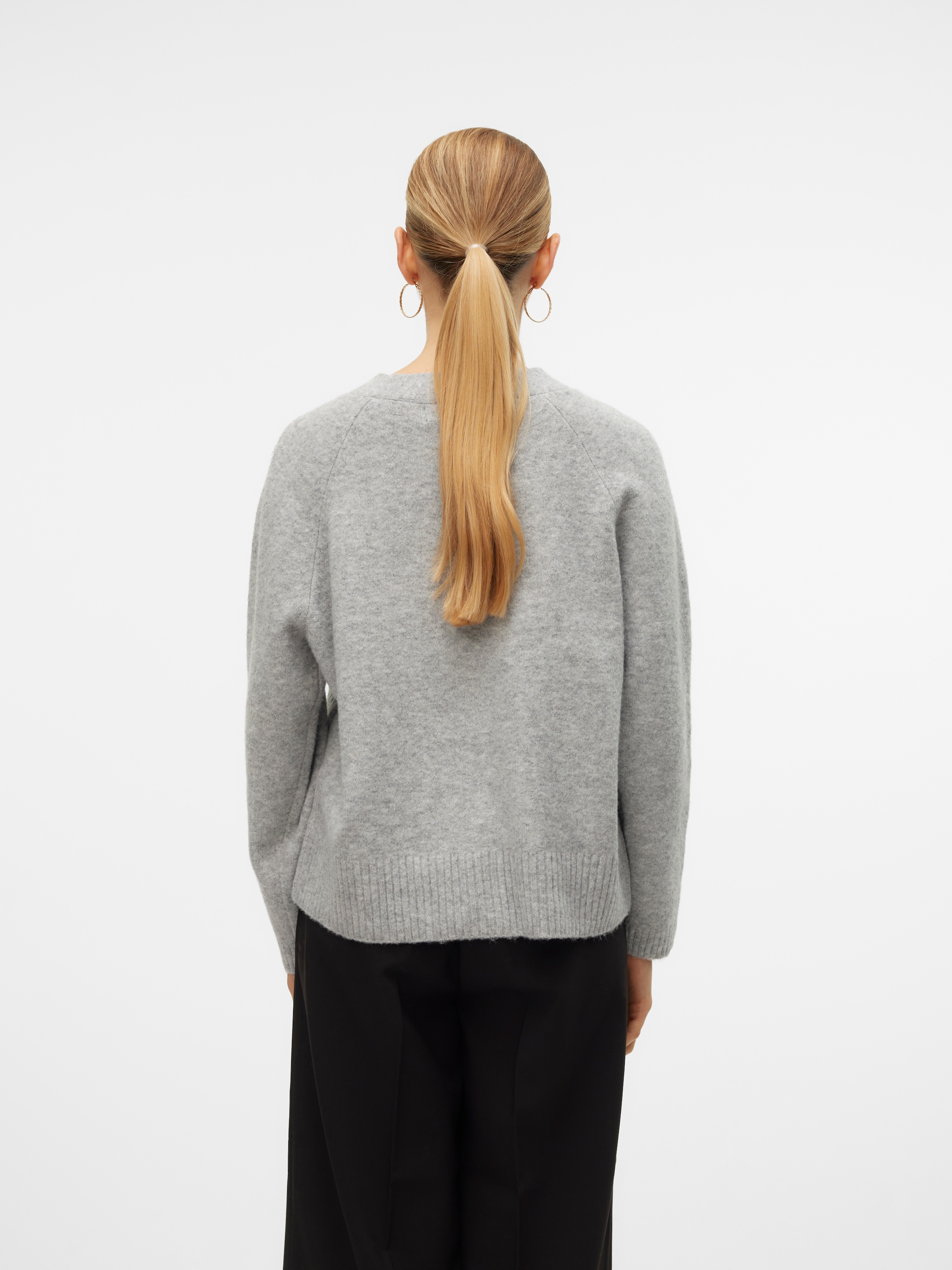 Vero Moda Strickjacke »VMBOOM LS V-NECK BUTTON CARDIGAN GA NOOS«