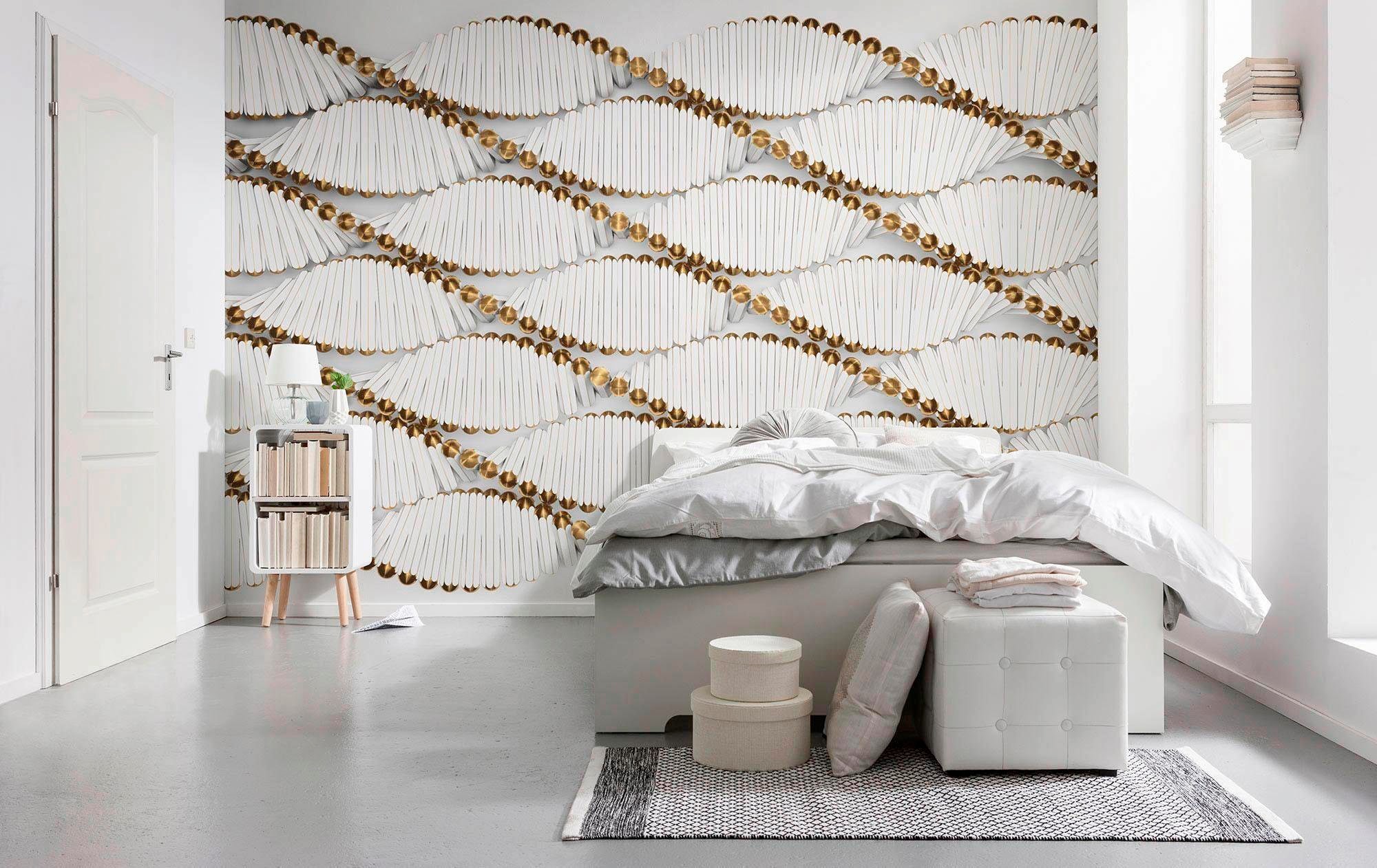Komar Fototapete »Twist - Größe 368 x 254 cm«, bedruckt, Wohnzimmer, Schlafzimmer