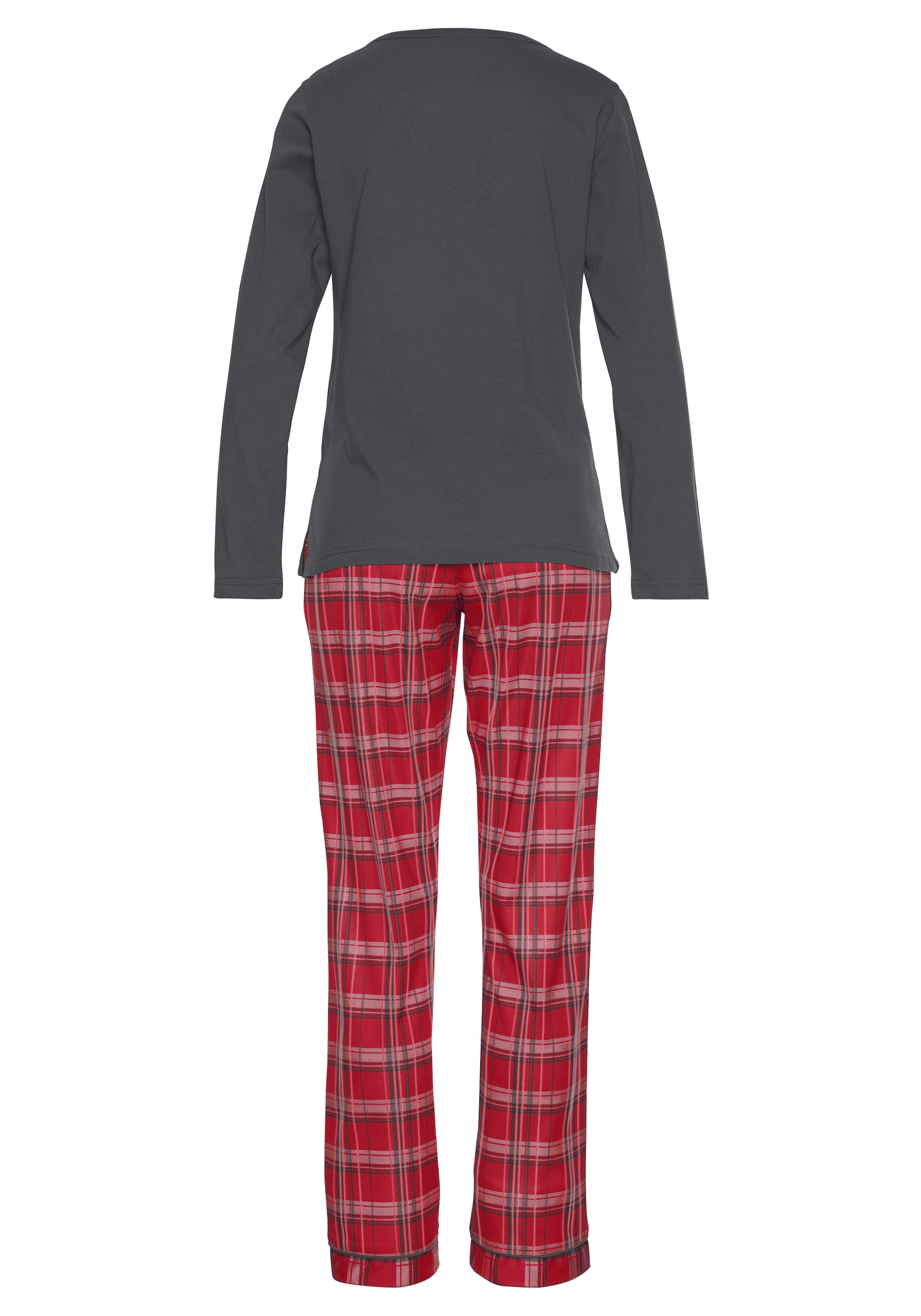 H.I.S Pyjama, (2 tlg.), mit karierter Schlafhose