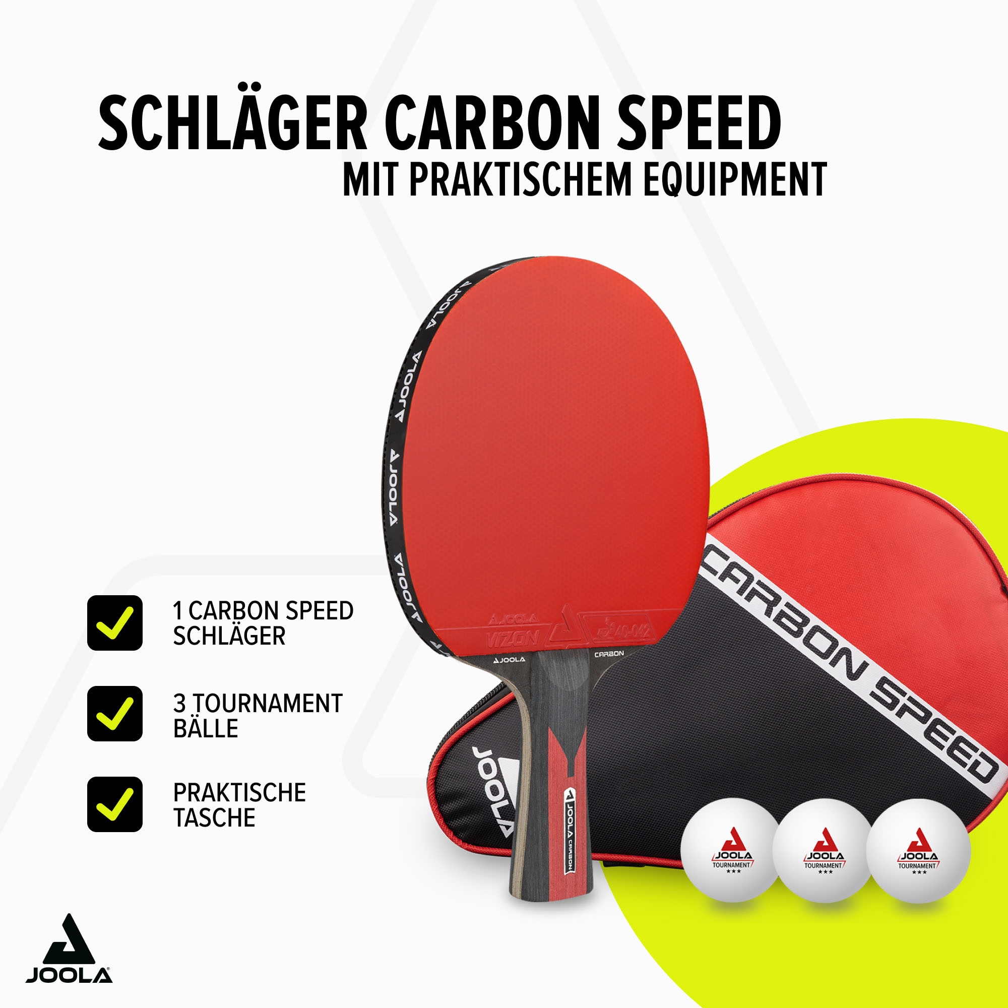 Joola Tischtennisschläger »TT-BAT Carbon Speed«