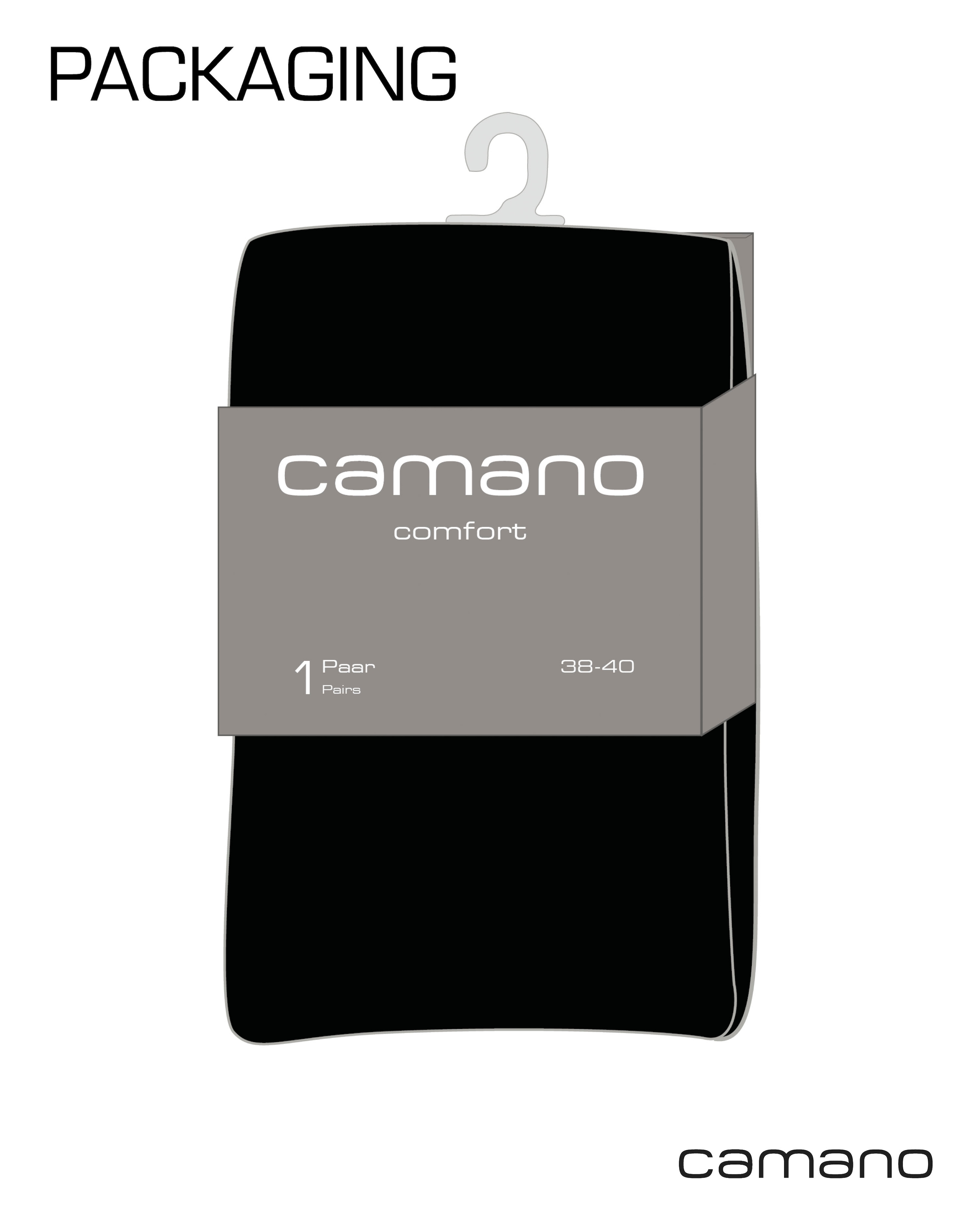 Camano Strumpfhose »comfort«, (1er Pack), Thermo Warm & Transparent Tights, 120DEN, Komfort-Baumwollzwickel