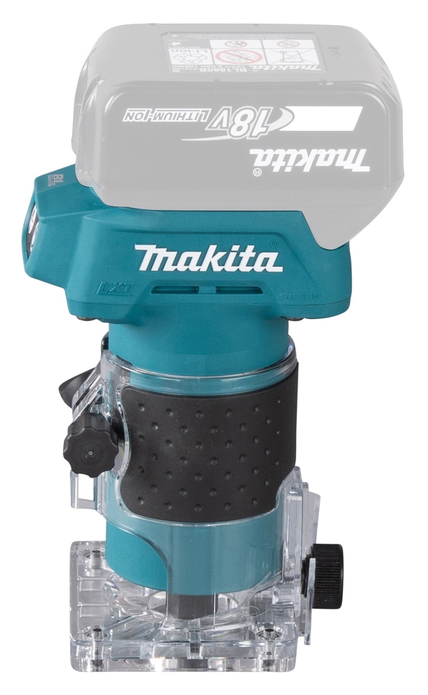 Makita Akku-Fräse »Kantenfräser »DRT52Z« 6 mm, 30.000 min⁻¹, ohne Akku und Ladegerät« leichte bürstenlose Akku-Kantenfräse für Tischler und Hobbyhandwerker