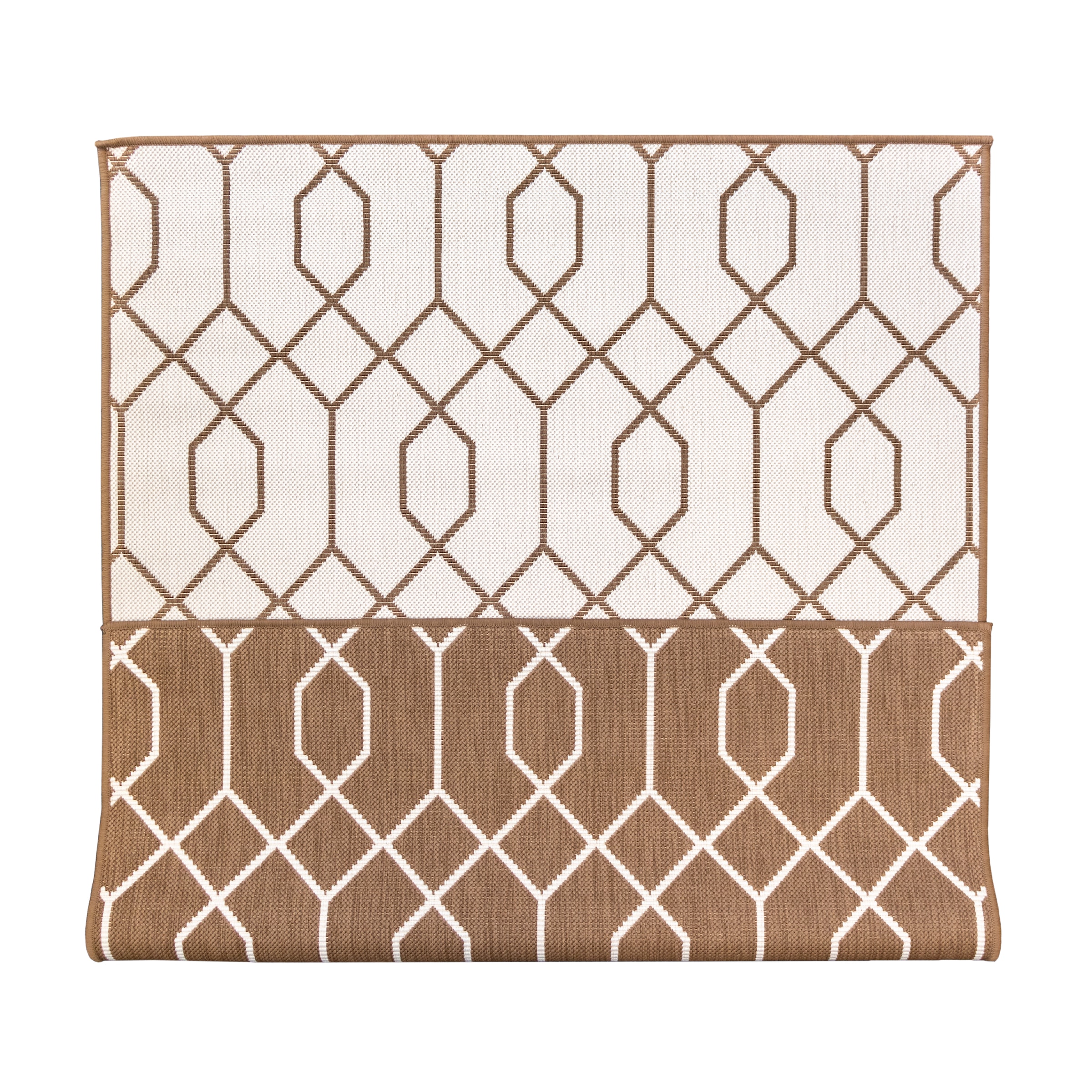 Primaflor-Ideen in Textil Teppich »Outdoorteppich REVERSO - Geo River«, rechteckig, 5 mm Höhe, Wendeteppich, modernes Design, In- und Outdoor geeignet, wasserfest