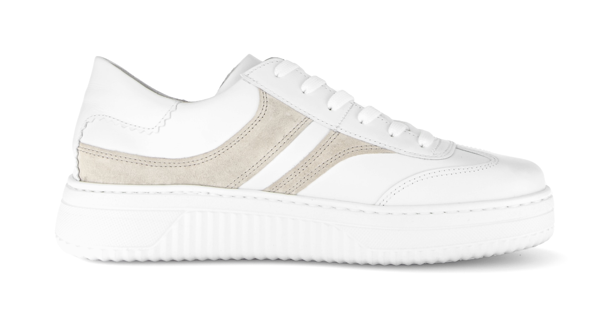 Gabor Plateausneaker »COMO«  , Freizeitschuh, Halbschuh, Schnürschuh in K-Weite (=extraweit)