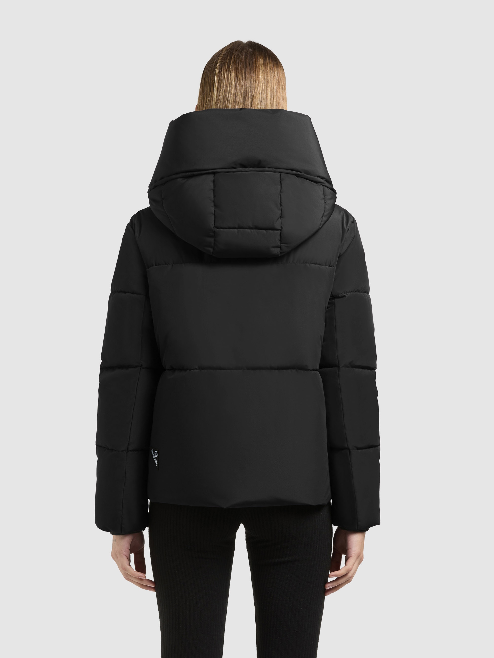 khujo Steppjacke »AUDREY2 MATT« mit Kapuze Reißverschlusstaschen mit Fleecefutter