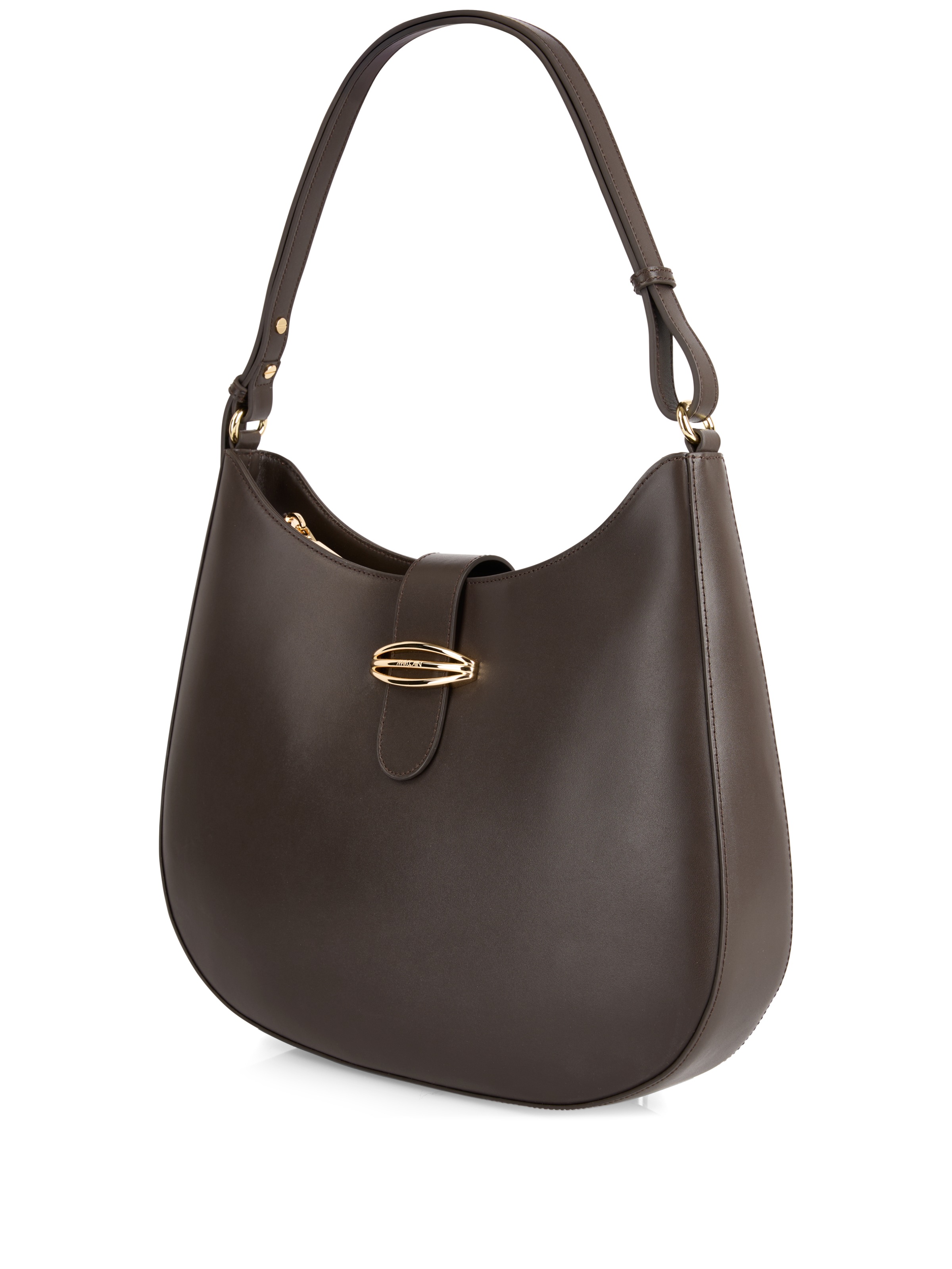 Marc Cain Hobo Damen Schultertasche mit edlem Schmuckelement