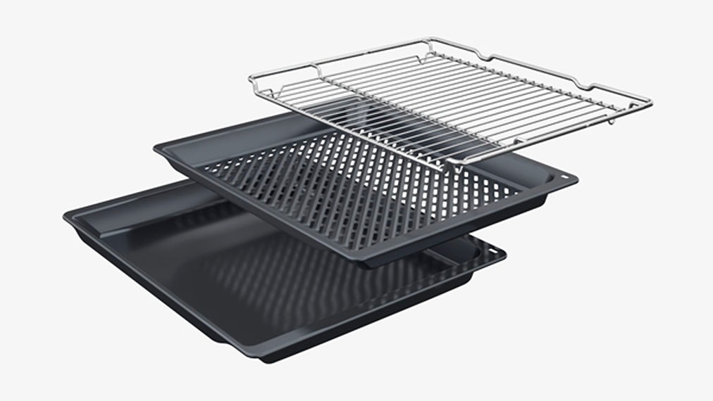 Constructa Backofen-Set »CF4M28063«, mit Teleskopauszug nachrüstbar, Pyrolyse-Selbstreinigung