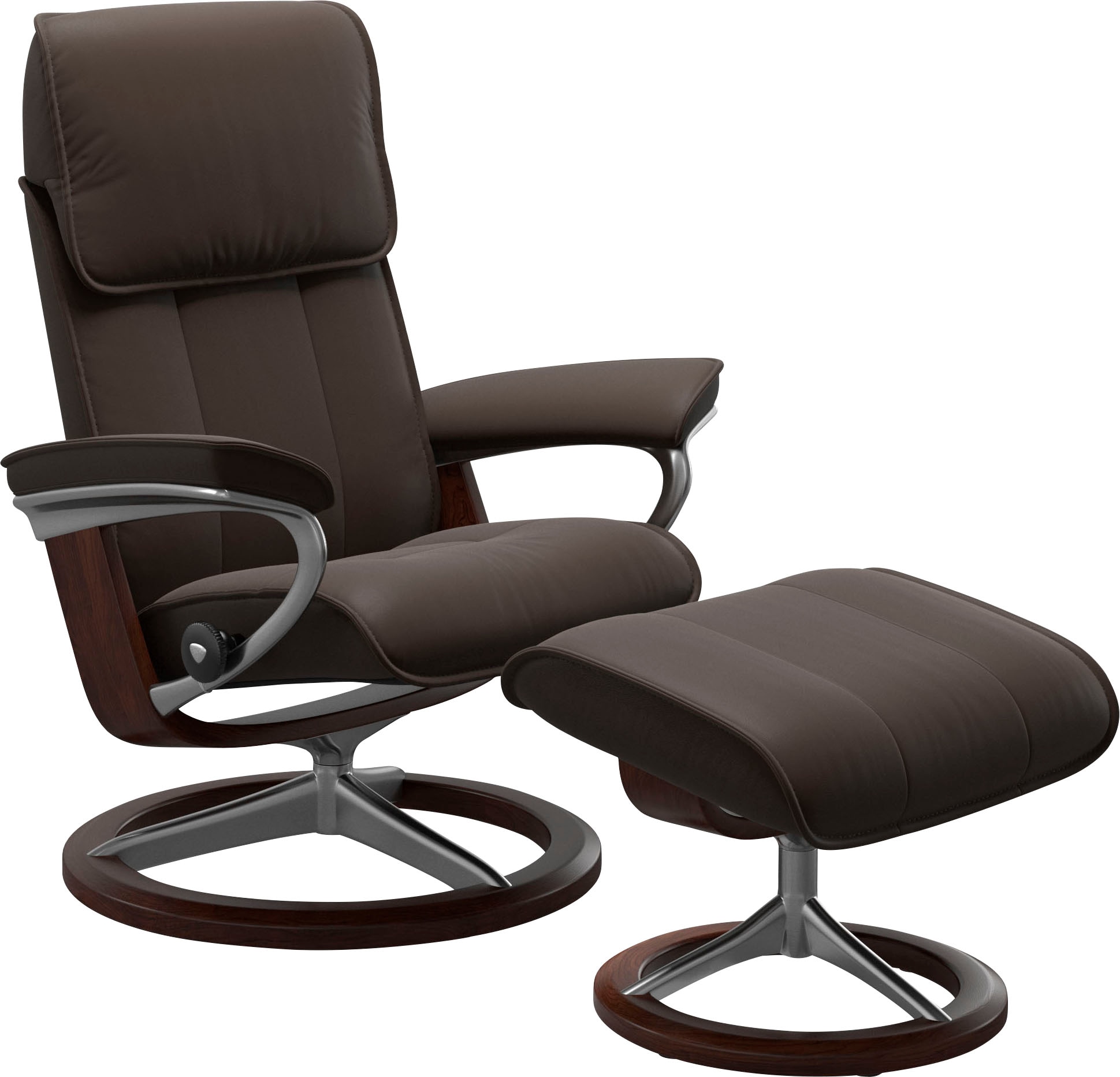Stressless® Relaxsessel »Admiral«, mit Signature Base, Größe M & L, Gestell Braun