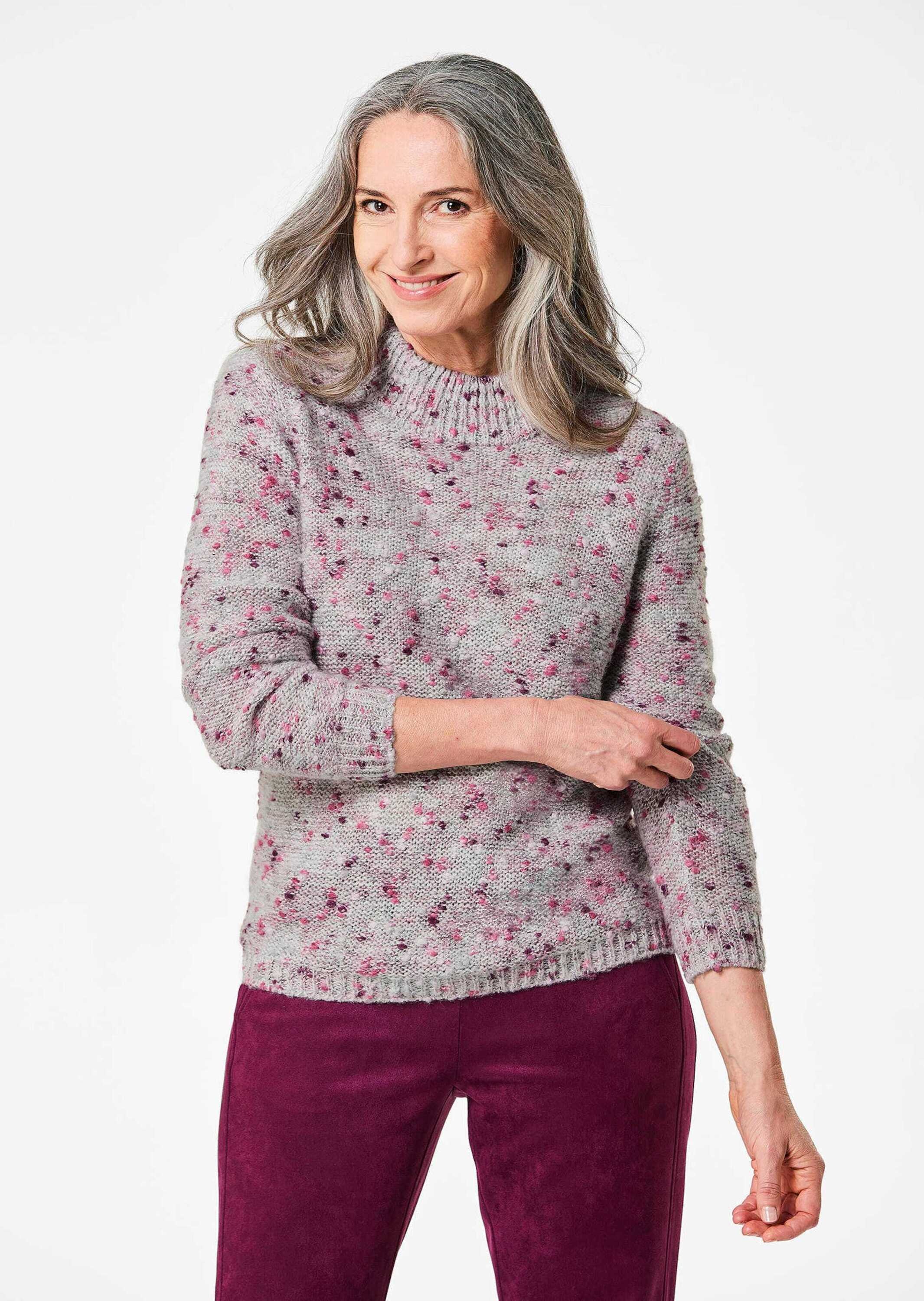 GOLDNER Rundhalspullover »Pullover«